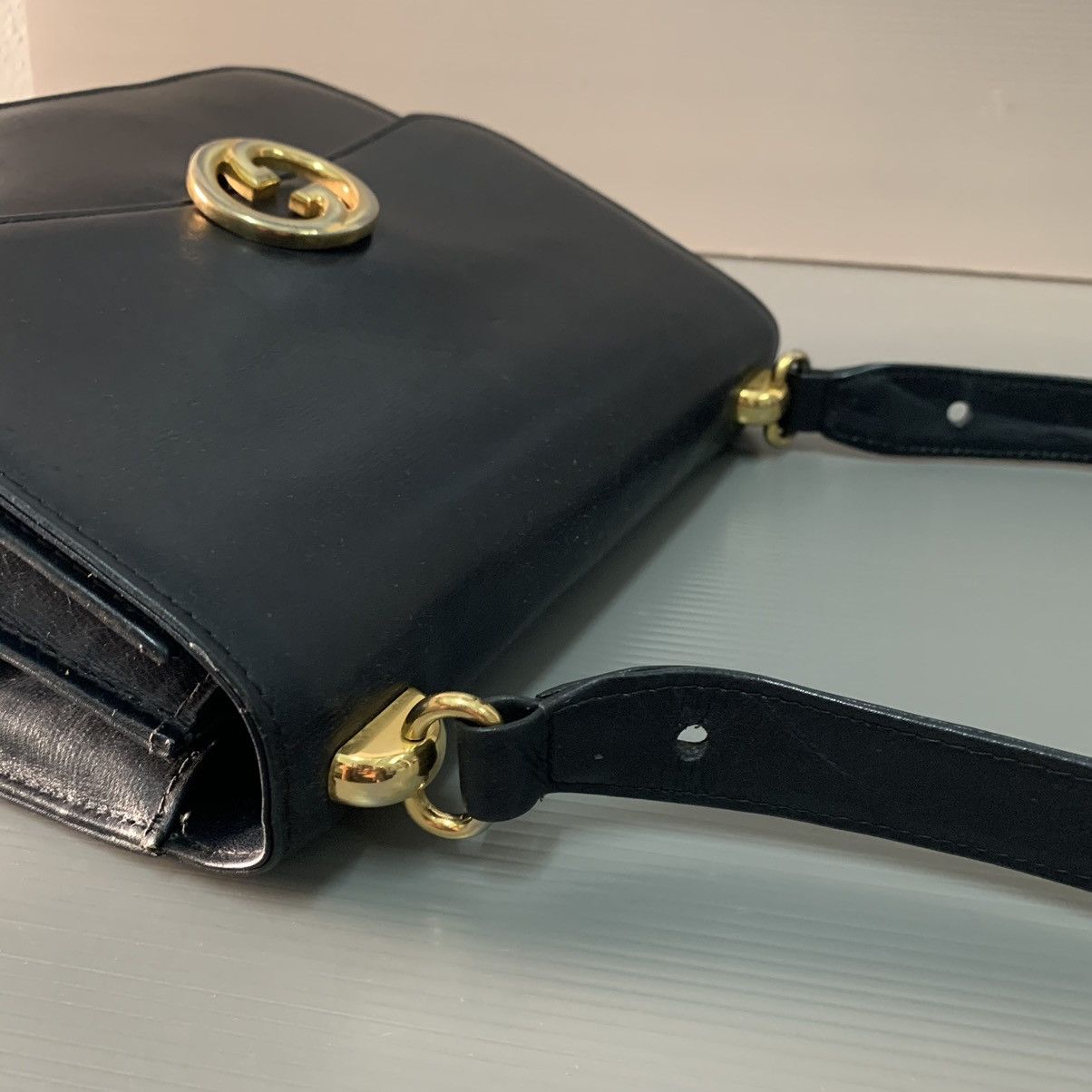 Gucci Gucci Leather Box Shoulder Bag Size ONE SIZE - 12 Thumbnail