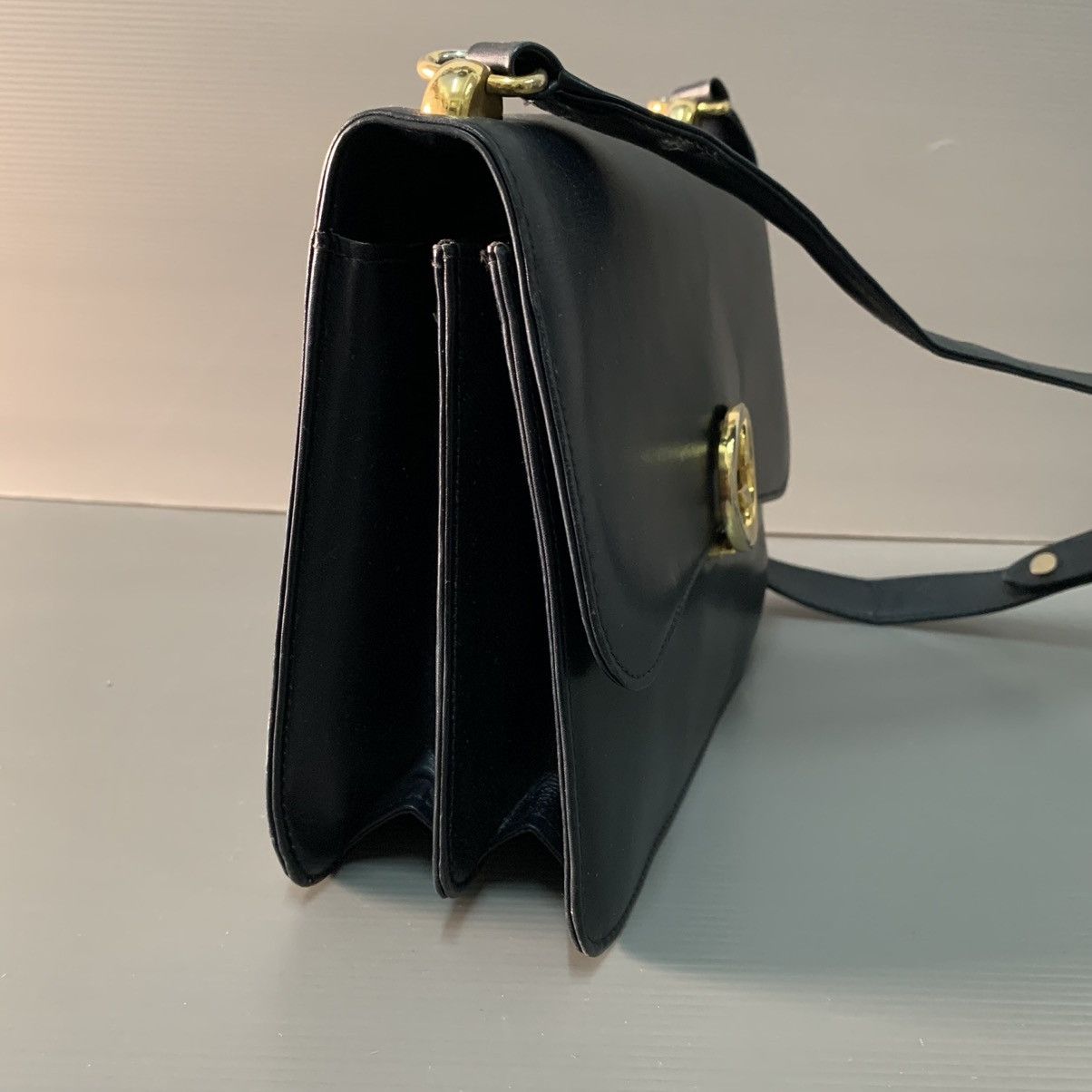 Gucci Gucci Leather Box Shoulder Bag Size ONE SIZE - 8 Thumbnail