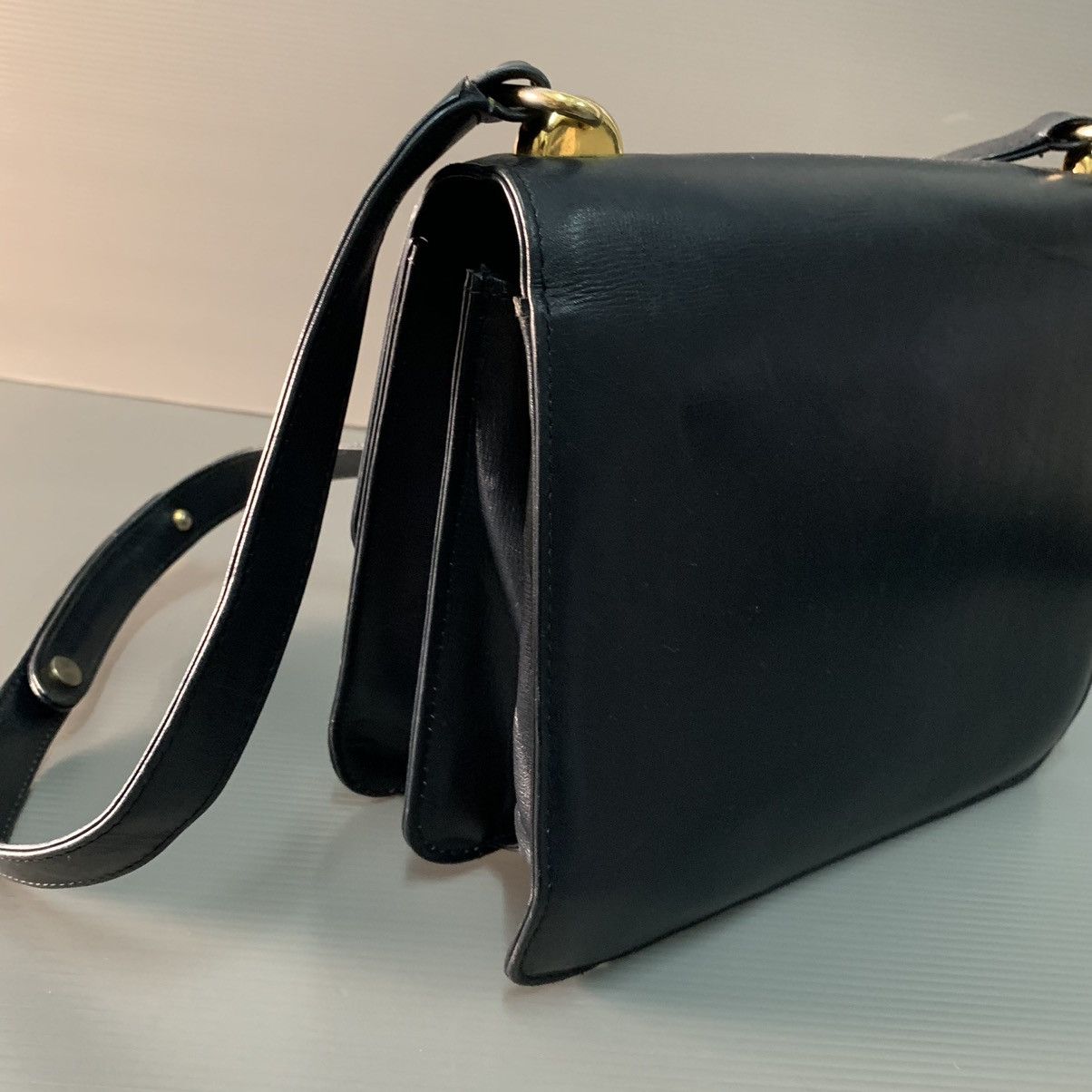Gucci Gucci Leather Box Shoulder Bag Size ONE SIZE - 10 Thumbnail
