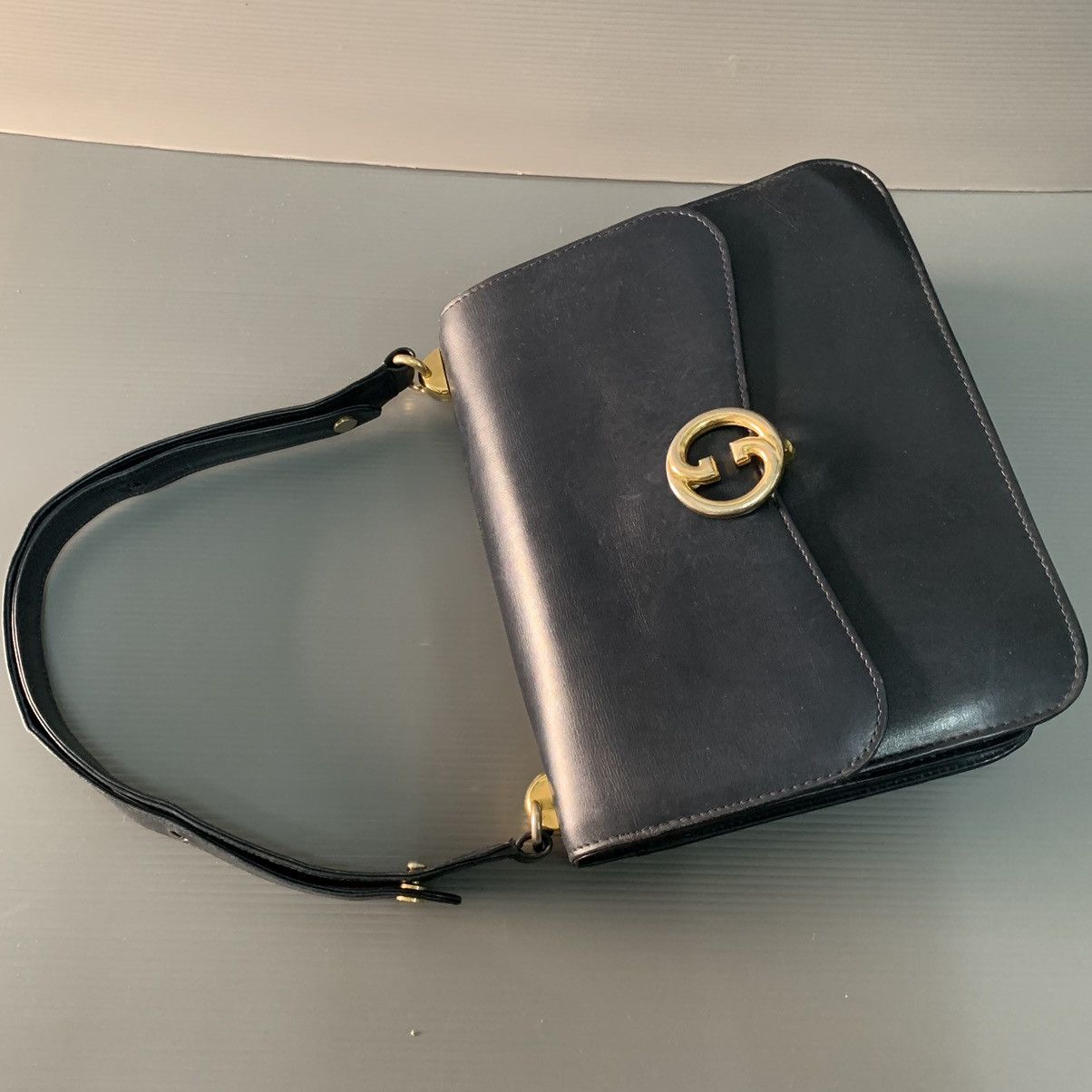 Gucci Gucci Leather Box Shoulder Bag Size ONE SIZE - 16 Thumbnail