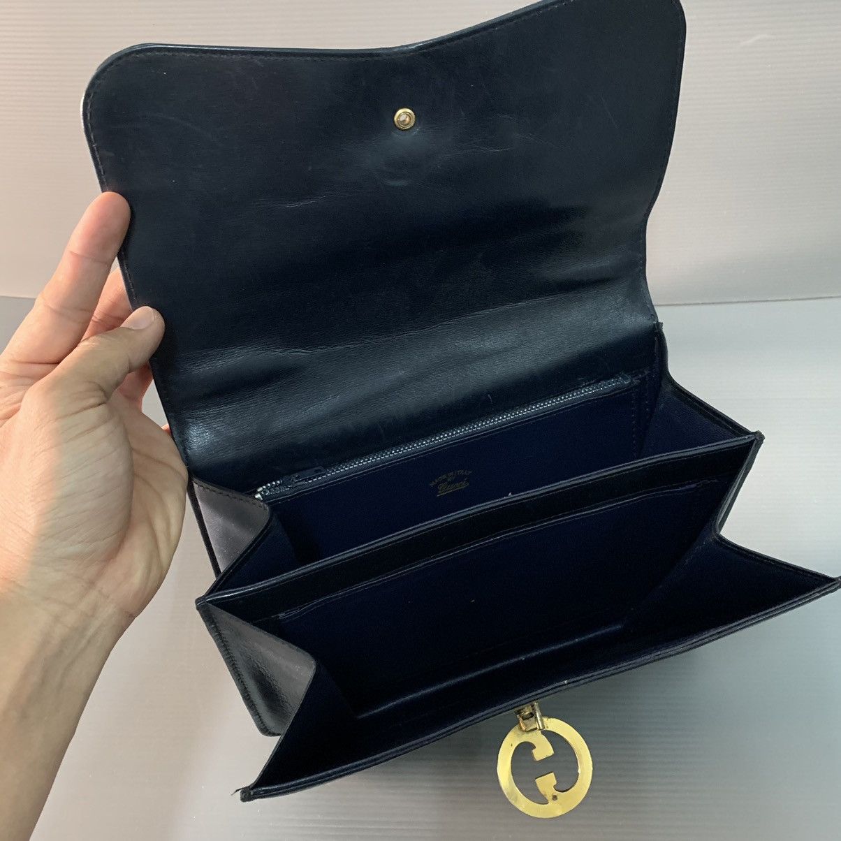 Gucci Gucci Leather Box Shoulder Bag Size ONE SIZE - 18 Thumbnail