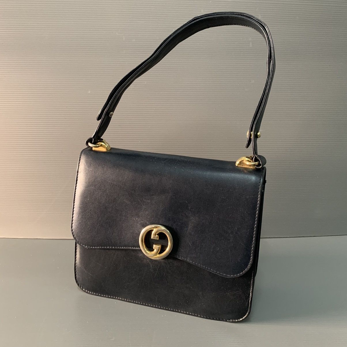 Gucci Gucci Leather Box Shoulder Bag Size ONE SIZE - 15 Thumbnail
