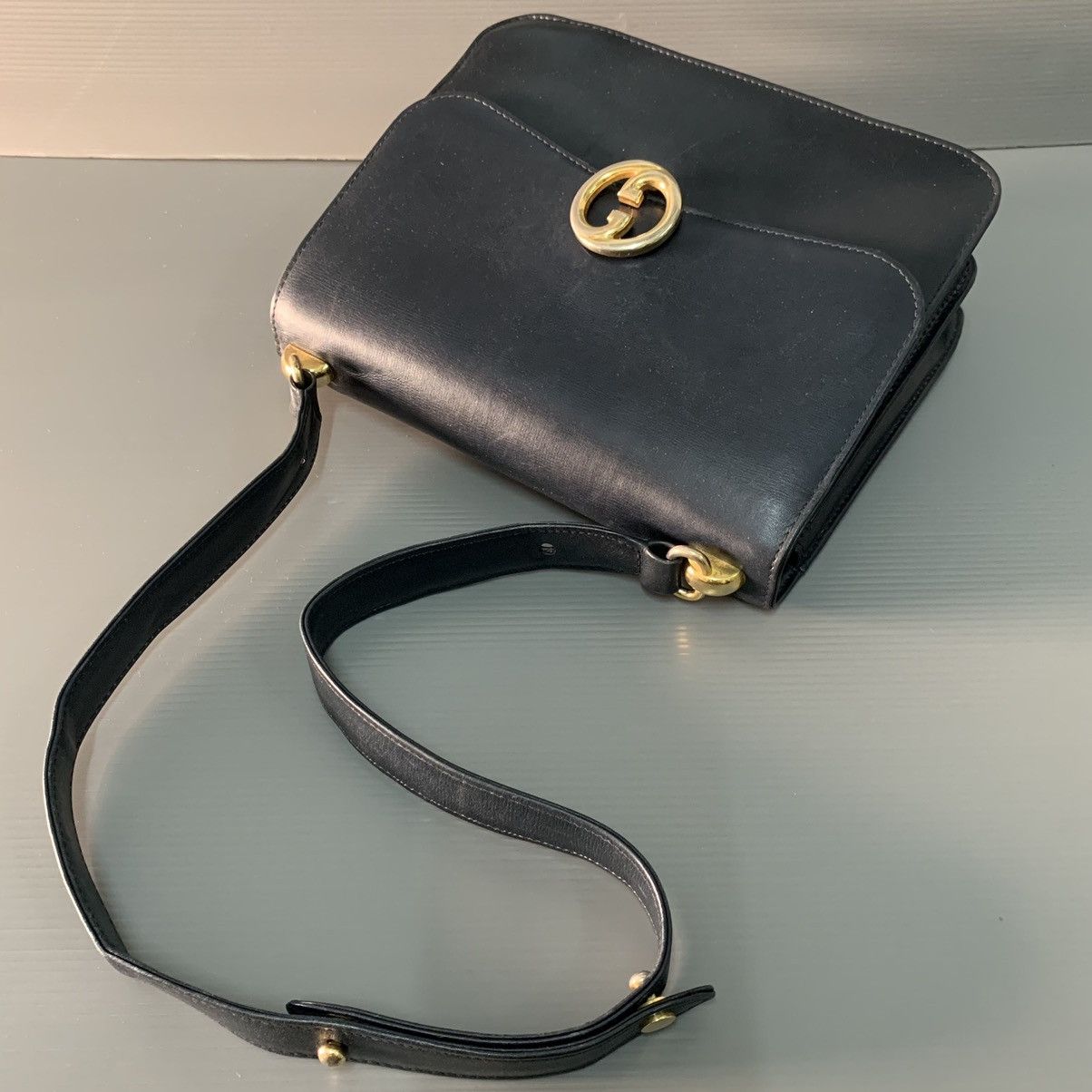 Gucci Gucci Leather Box Shoulder Bag Size ONE SIZE - 5 Thumbnail