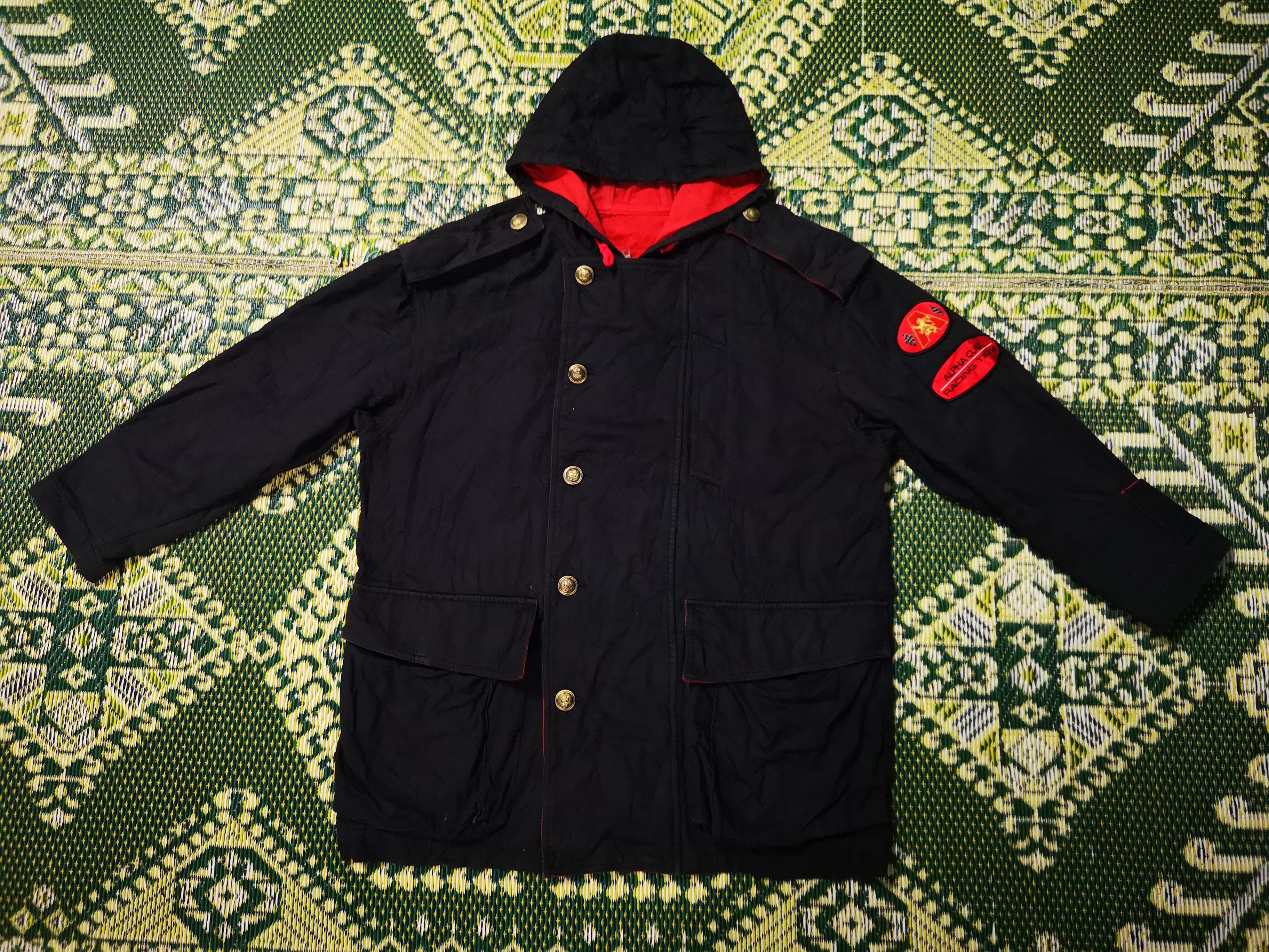 Japanese Brand × Vintage Alpha Cubic Racing Jacket Button Size US L / EU 52-54 / 3 - 1 Thumbnail