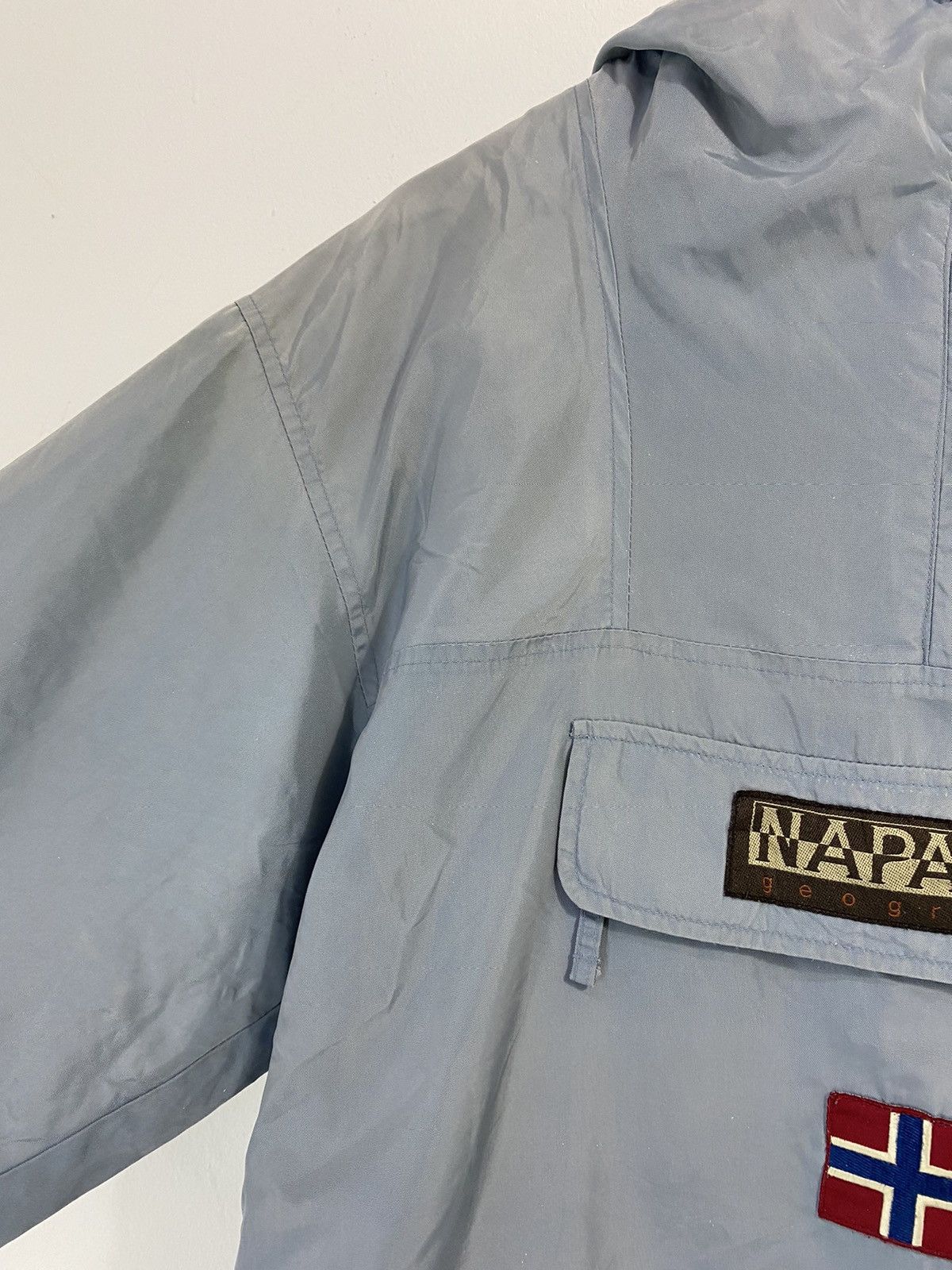 Napapijri Napapijri Light Jacket With Hoodies Anorak Design big Logo Size US S / EU 44-46 / 1 - 6 Thumbnail