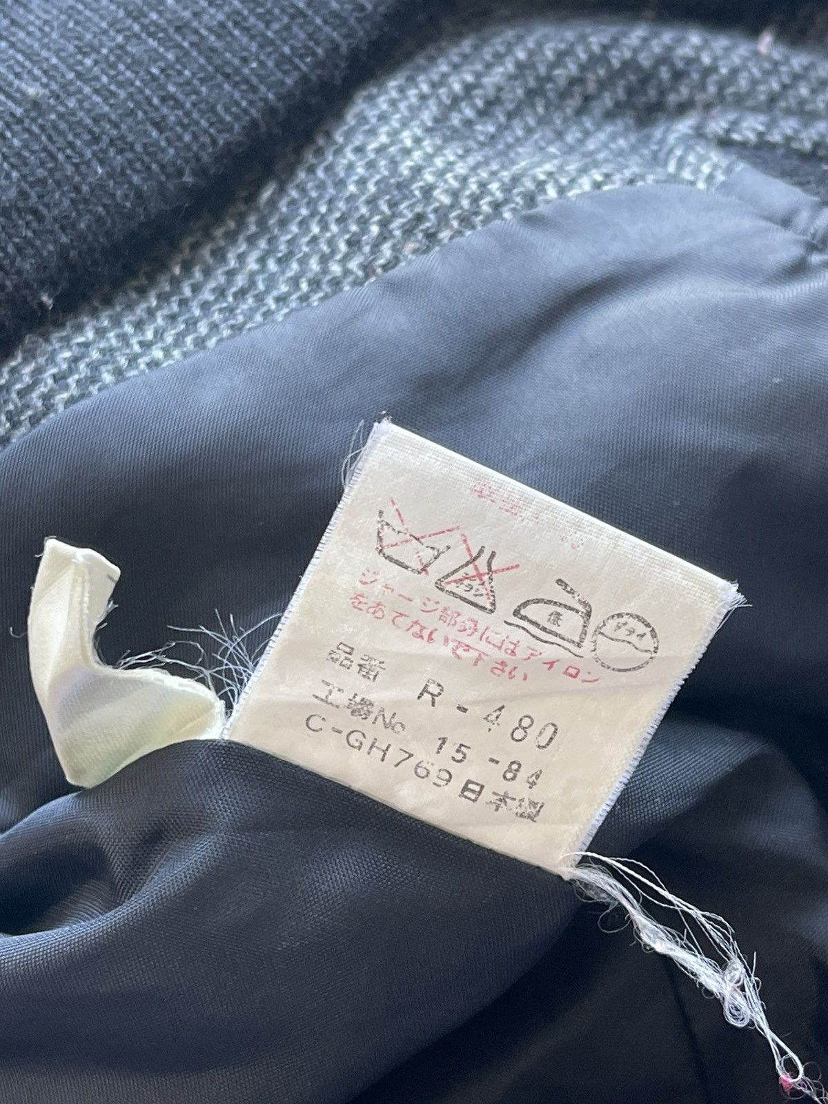 Japanese Brand Vintage Motorcyclists Touring Riders Wool Bomber jacket Size US L / EU 52-54 / 3 - 8 Thumbnail