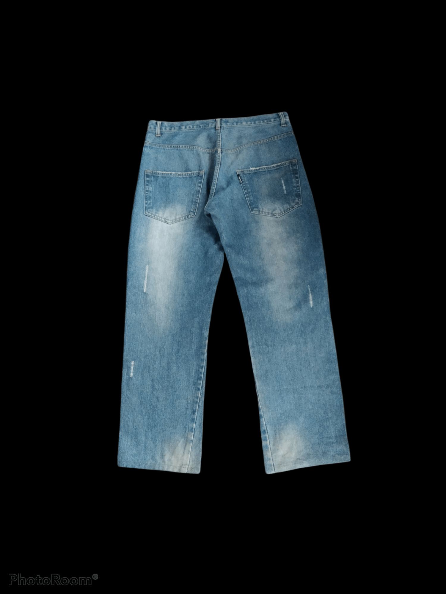 Japanese Brand DISTRESSED RIPED TWIST JAPANESE BRAND CONFUSE DENIM PANTA Size US 34 / EU 50 - 2 Thumbnail