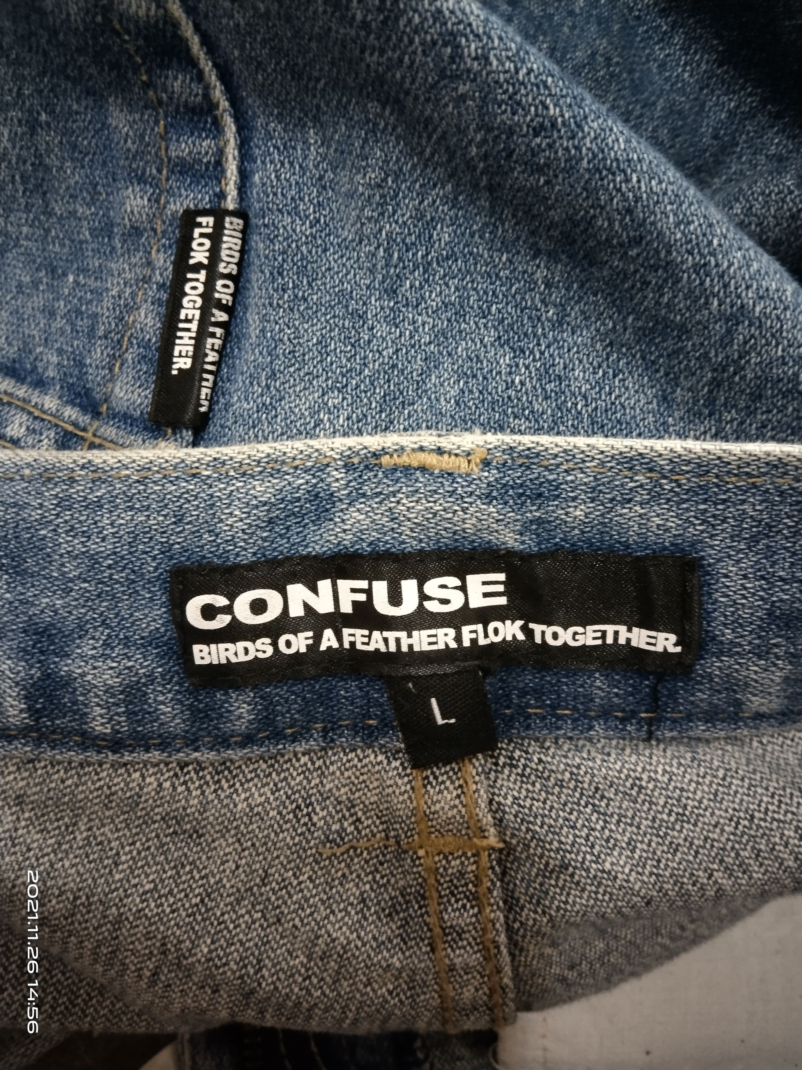 Japanese Brand DISTRESSED RIPED TWIST JAPANESE BRAND CONFUSE DENIM PANTA Size US 34 / EU 50 - 7 Thumbnail