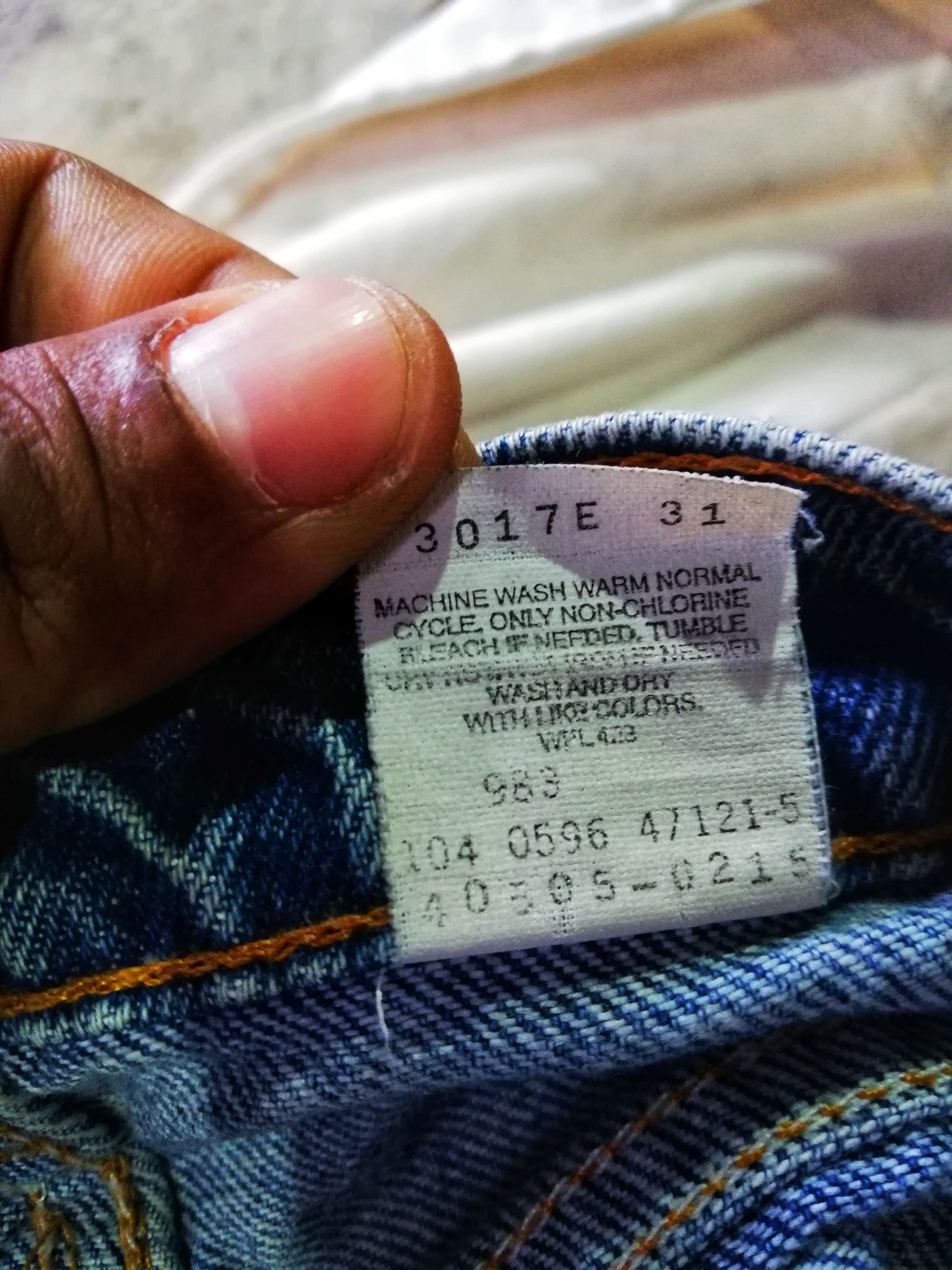 Levi's Vintage Clothing 🔥Levi's Customized Denim Patchwork Tartan Trews Jeans🔥 Size US 39 - 17 Thumbnail