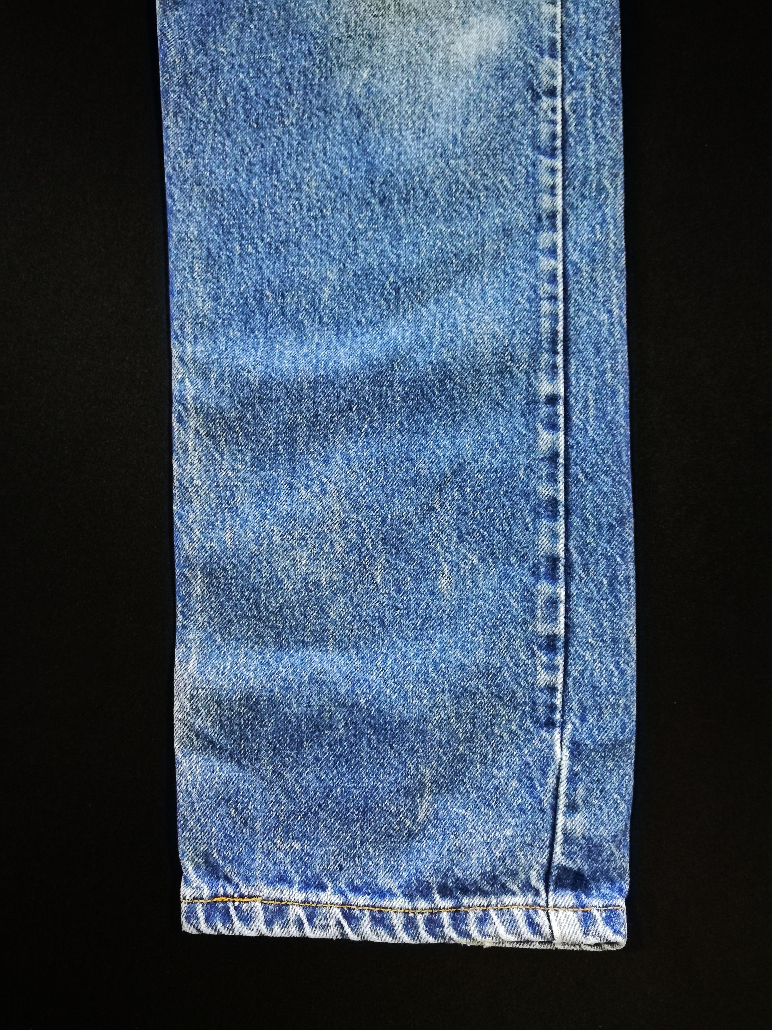 Levi's Vintage Clothing 🔥Levi's Customized Denim Patchwork Tartan Trews Jeans🔥 Size US 39 - 3 Thumbnail