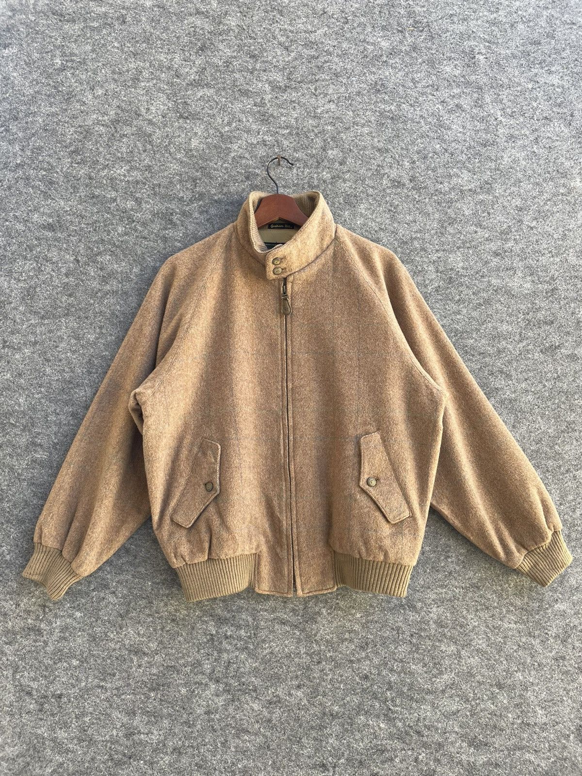 image of Vintage Graham Hill Jacket in Beige, Men's (Size Medium)