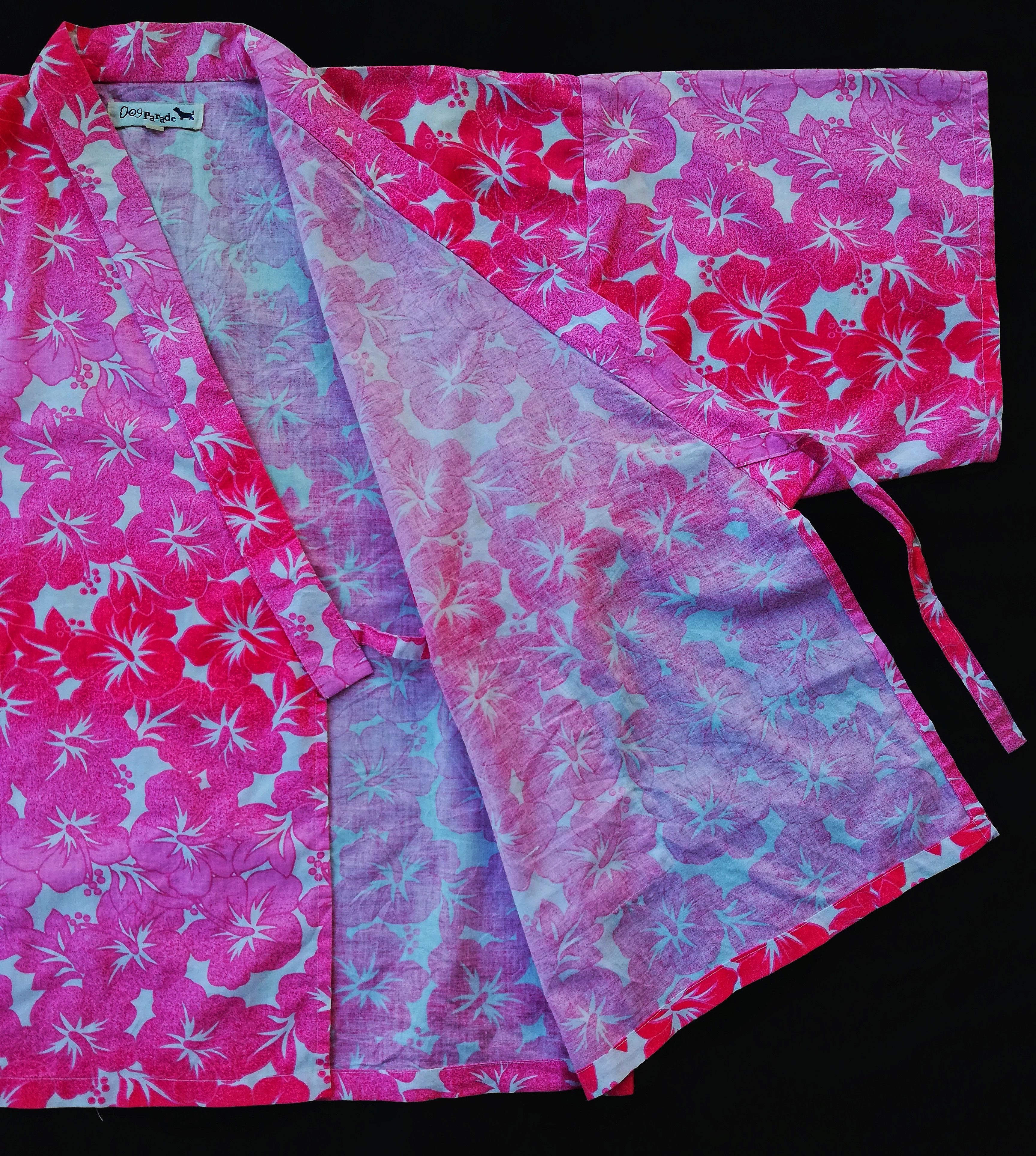 Japanese Brand 🔥Dog Parade Kimono Japan Dragon HAWAIIAN Floral Fullprint Size US S / EU 44-46 / 1 - 3 Thumbnail