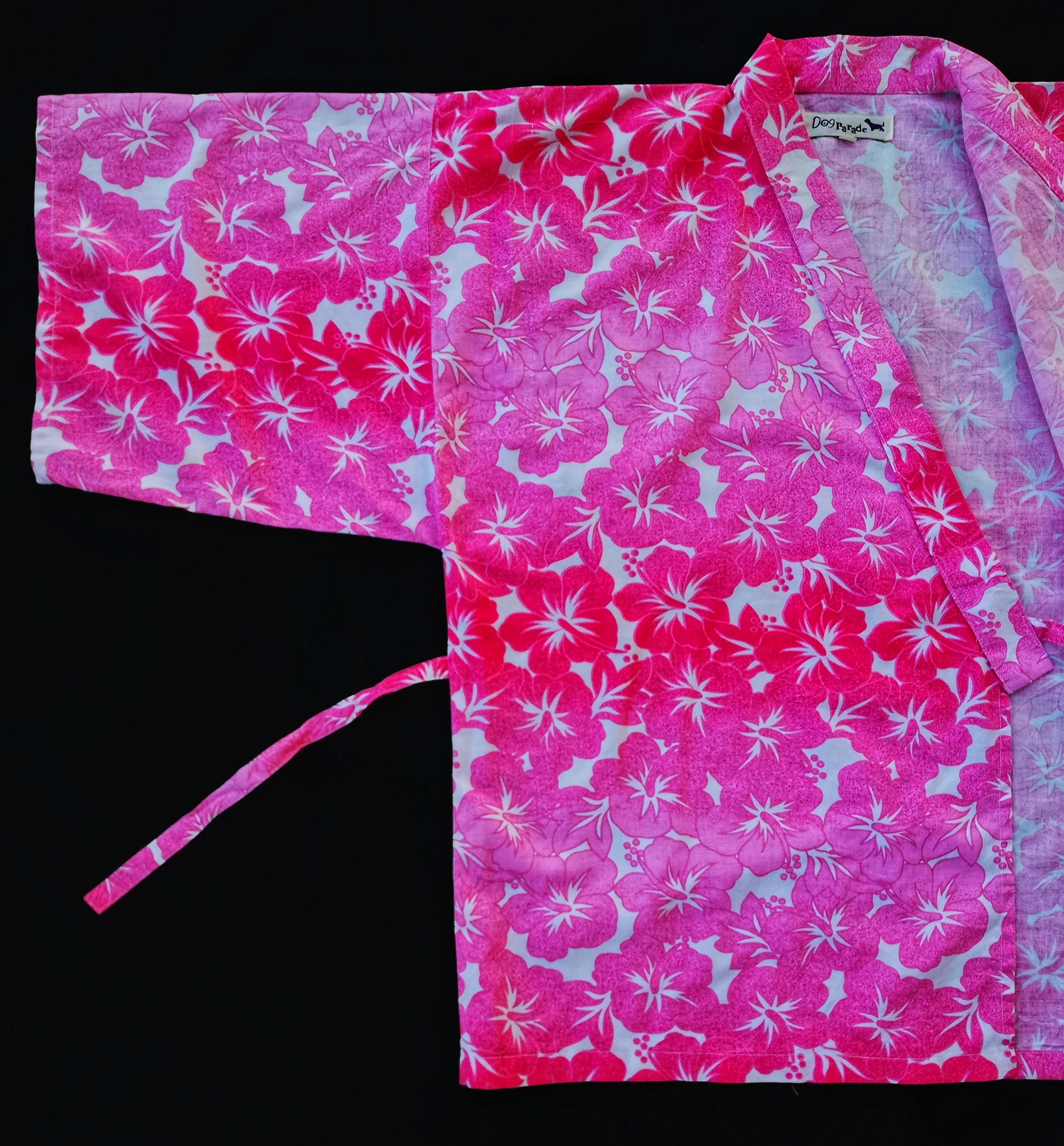 Japanese Brand 🔥Dog Parade Kimono Japan Dragon HAWAIIAN Floral Fullprint Size US S / EU 44-46 / 1 - 2 Thumbnail