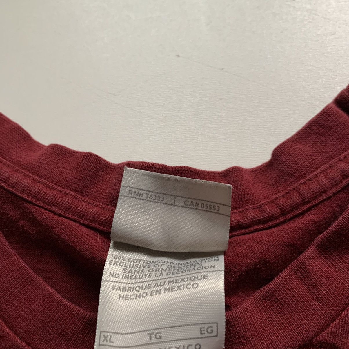Nike × Vintage Vintage 2000s Nike Embroidered Swoosh Basic T Shirt XL Red Size US XL / EU 56 / 4 - 4 Thumbnail