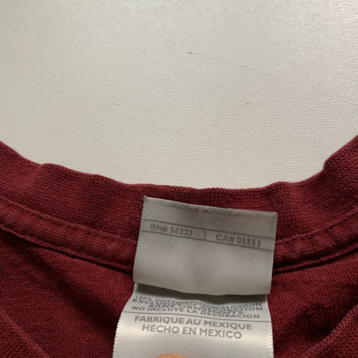 Nike × Vintage Vintage 2000s Nike Embroidered Swoosh Basic T Shirt XL Red Size US XL / EU 56 / 4 - 3 Thumbnail