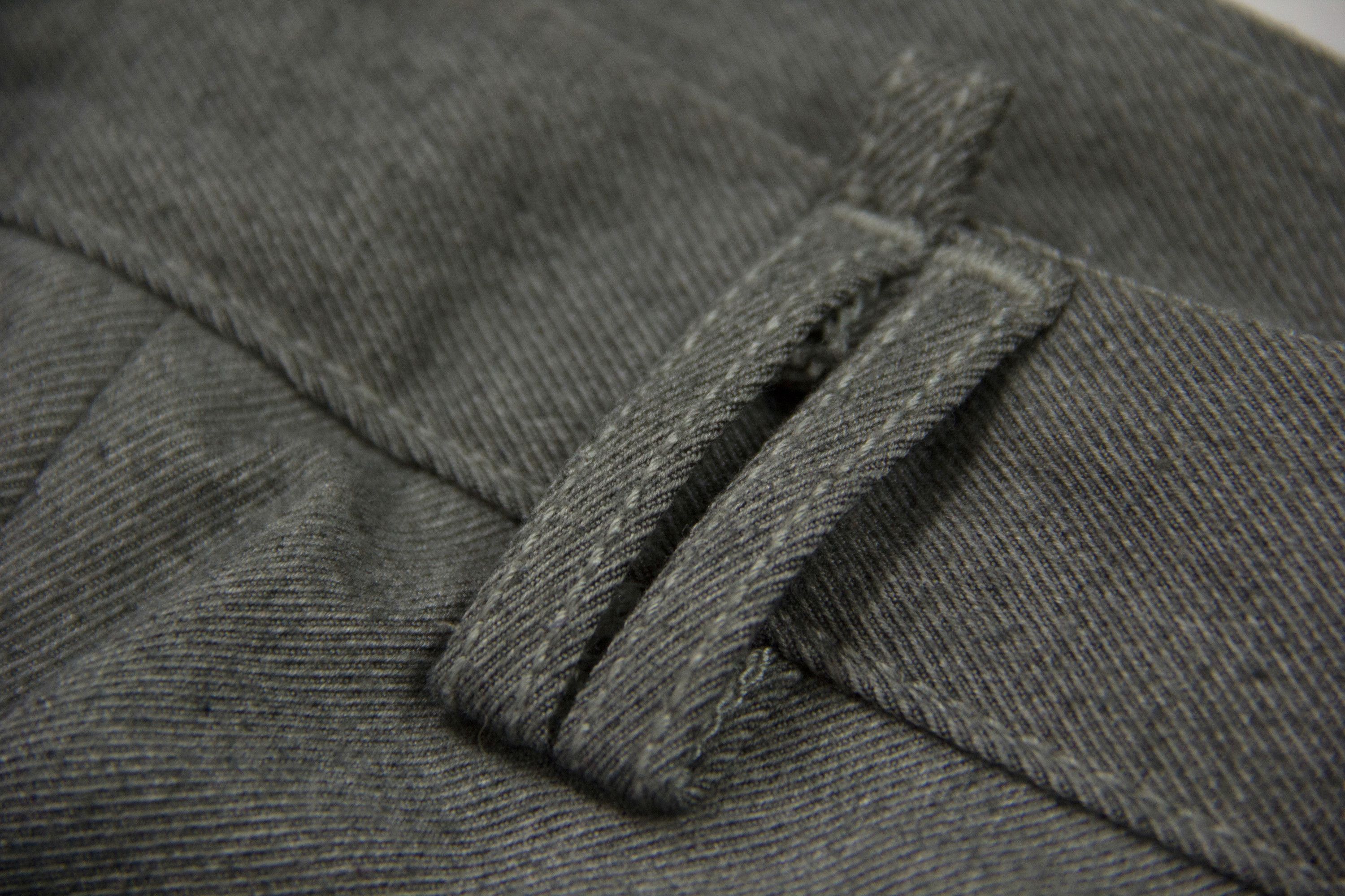 HAMAKI-HO HAMAKI-HO Men's Gray Twill Cargo Pants, EU 54, USA 44 Size US 38 / EU 54 - 8 Thumbnail