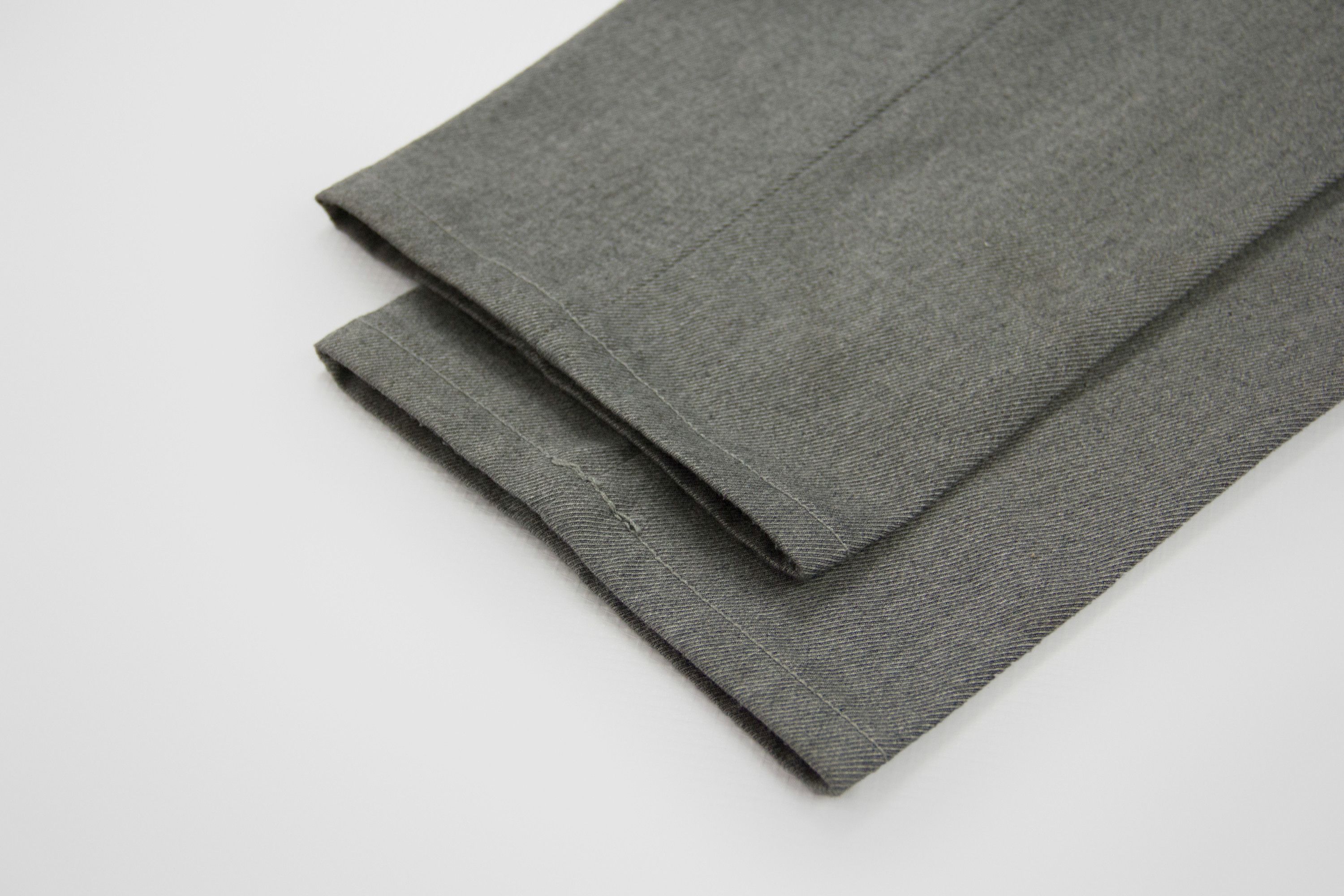 HAMAKI-HO HAMAKI-HO Men's Gray Twill Cargo Pants, EU 54, USA 44 Size US 38 / EU 54 - 9 Thumbnail