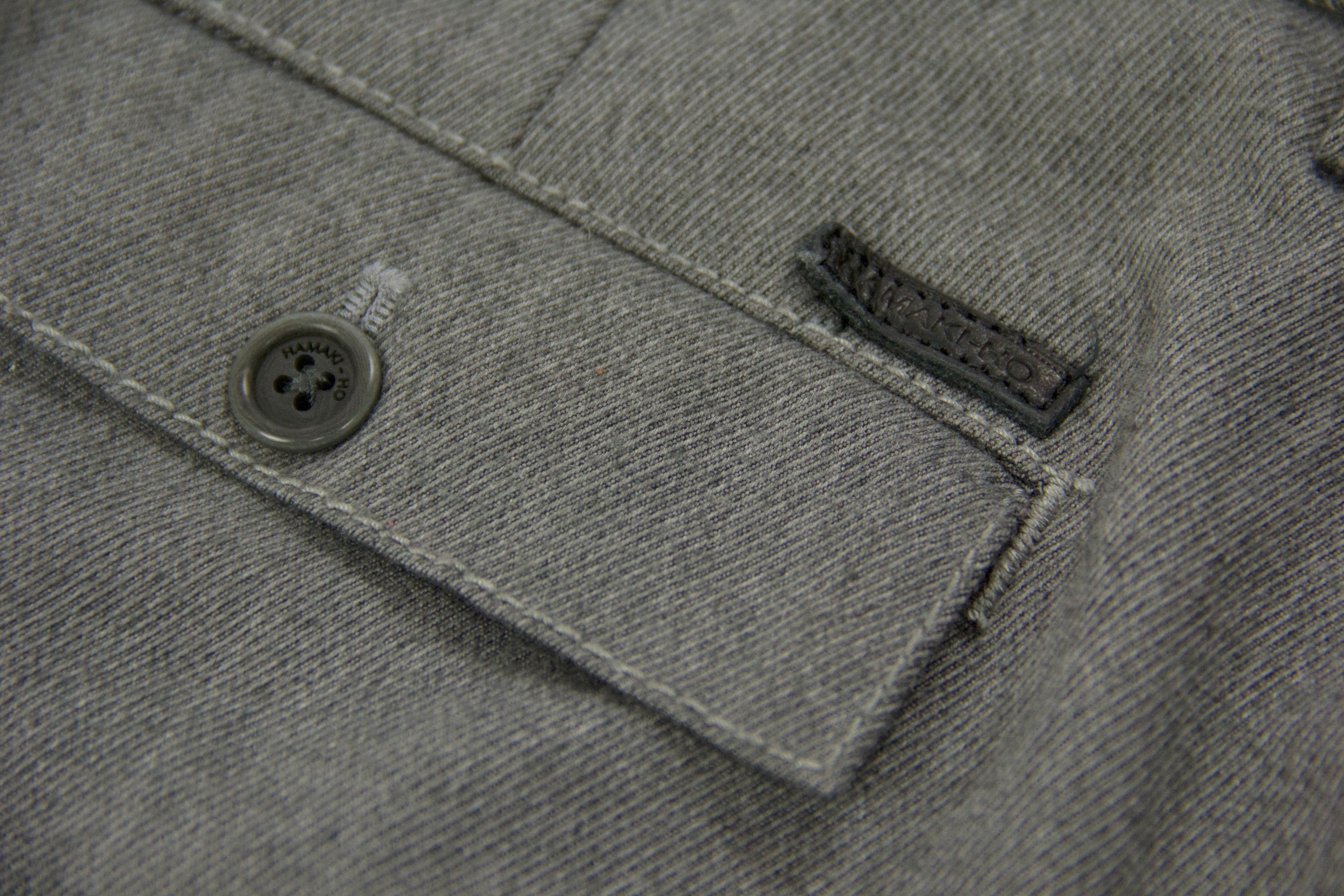 HAMAKI-HO HAMAKI-HO Men's Gray Twill Cargo Pants, EU 54, USA 44 Size US 38 / EU 54 - 6 Thumbnail