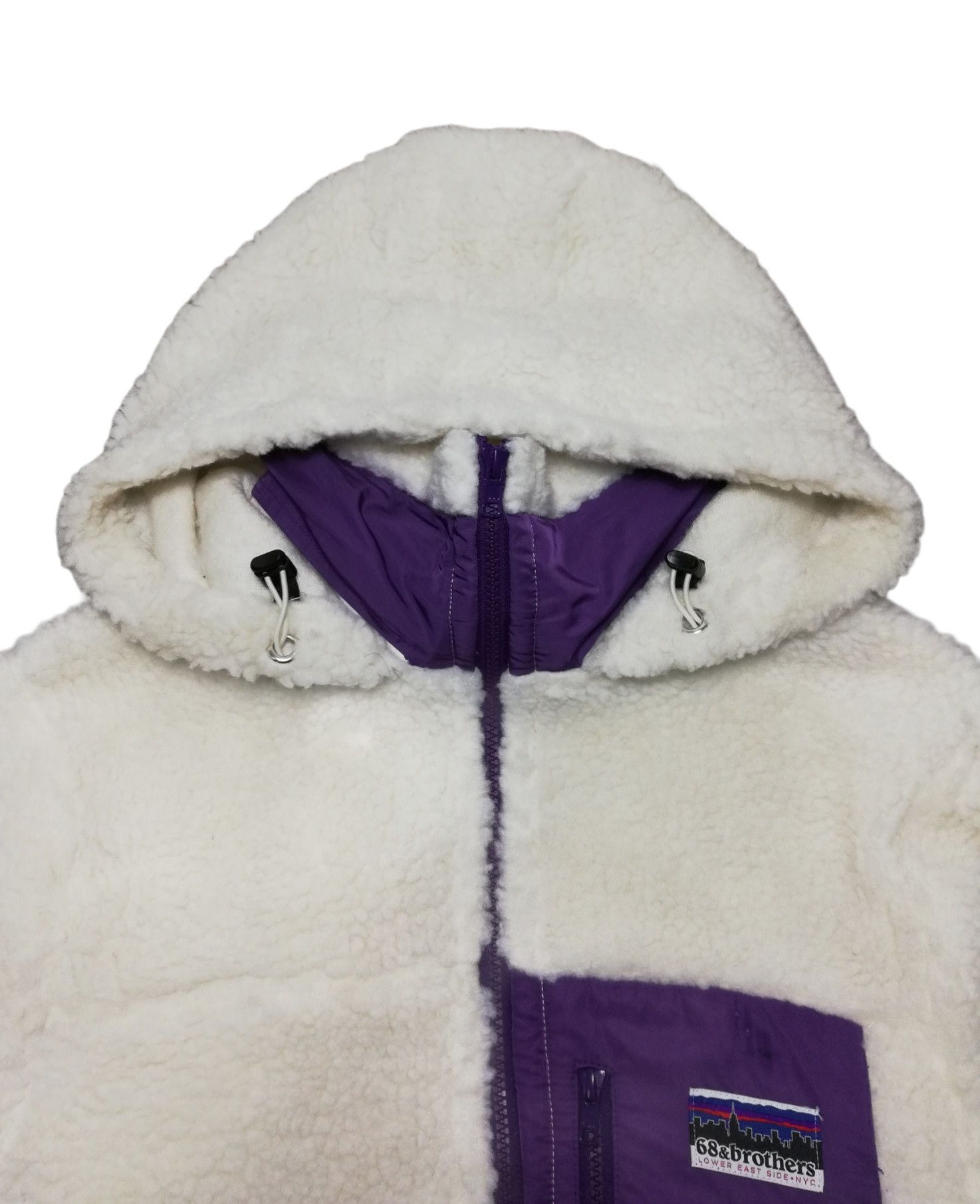 Japanese Brand 🔥GRAIL ❄️ Oatmeal Retro X Classic Deep Pile Fleece Jacket Size US S / EU 44-46 / 1 - 4 Thumbnail
