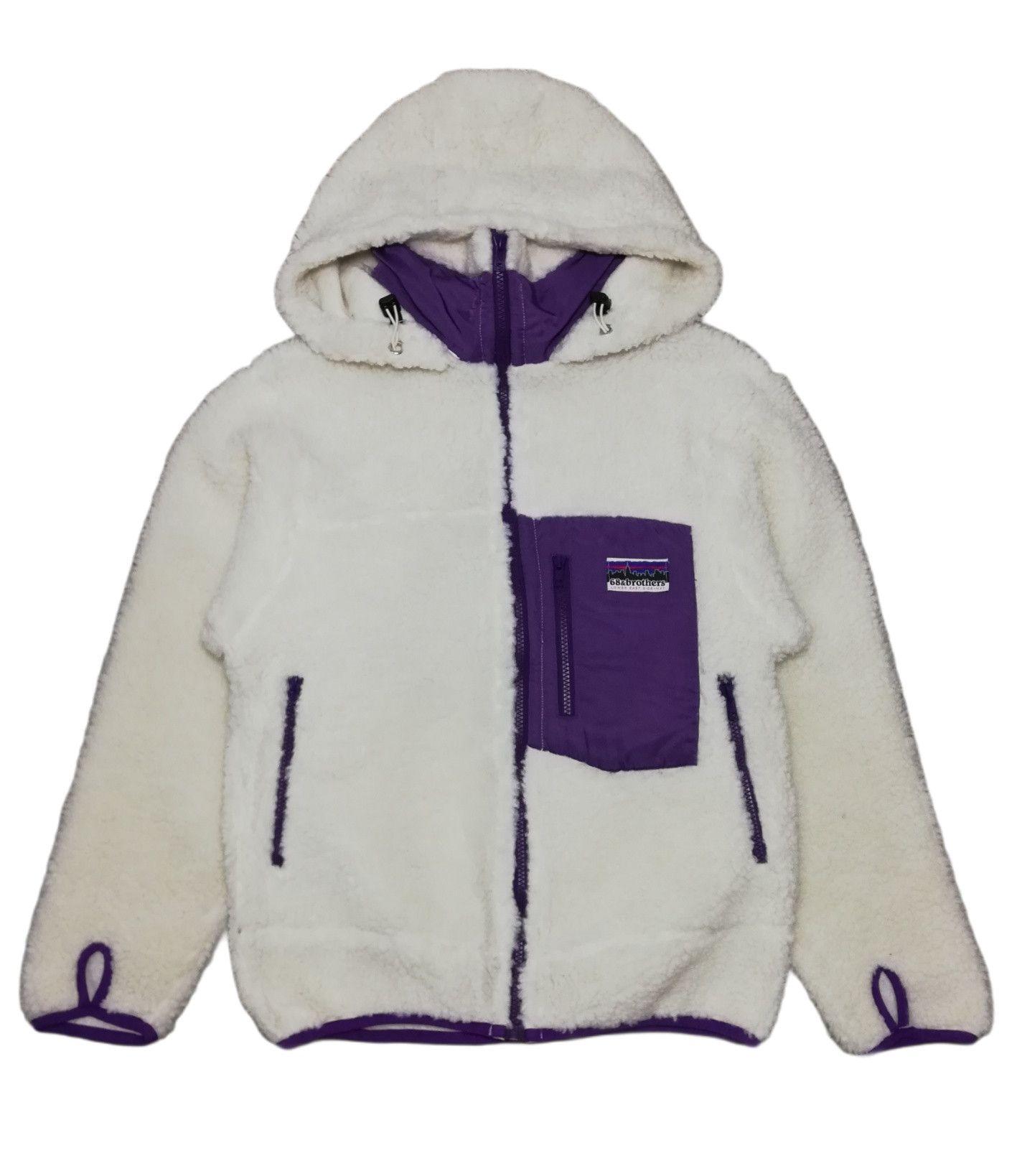 Japanese Brand 🔥GRAIL ❄️ Oatmeal Retro X Classic Deep Pile Fleece Jacket Size US S / EU 44-46 / 1 - 2 Thumbnail