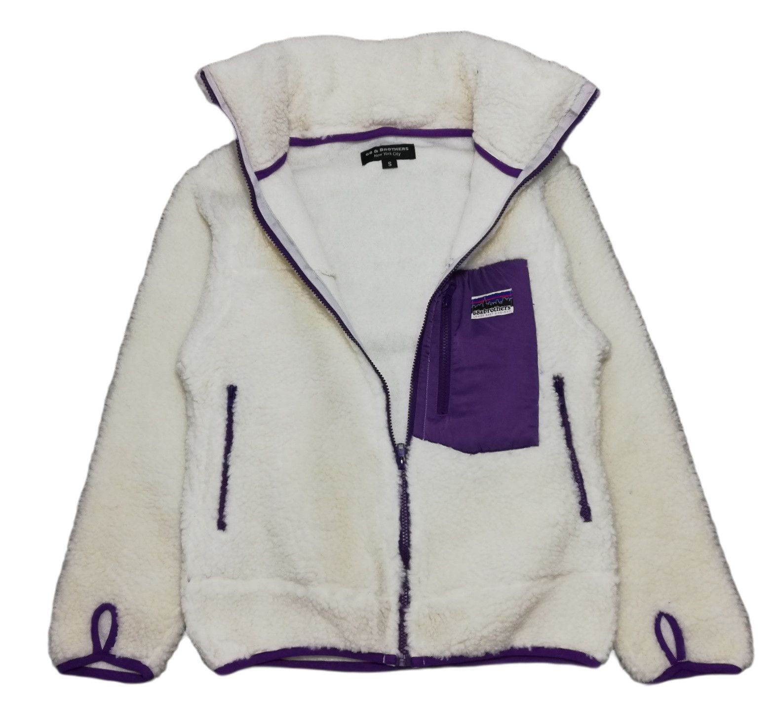 Japanese Brand 🔥GRAIL ❄️ Oatmeal Retro X Classic Deep Pile Fleece Jacket Size US S / EU 44-46 / 1 - 11 Thumbnail
