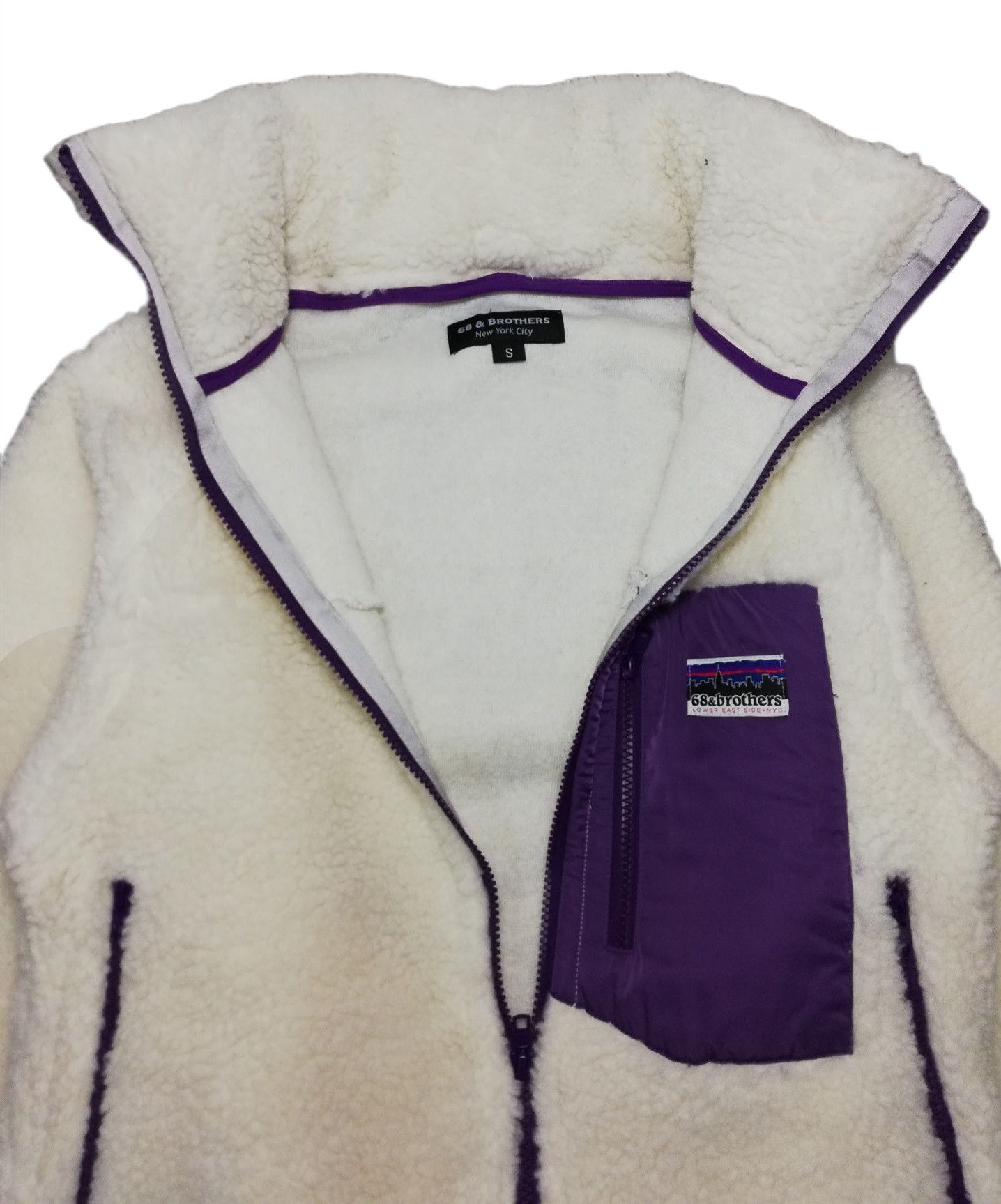 Japanese Brand 🔥GRAIL ❄️ Oatmeal Retro X Classic Deep Pile Fleece Jacket Size US S / EU 44-46 / 1 - 12 Thumbnail