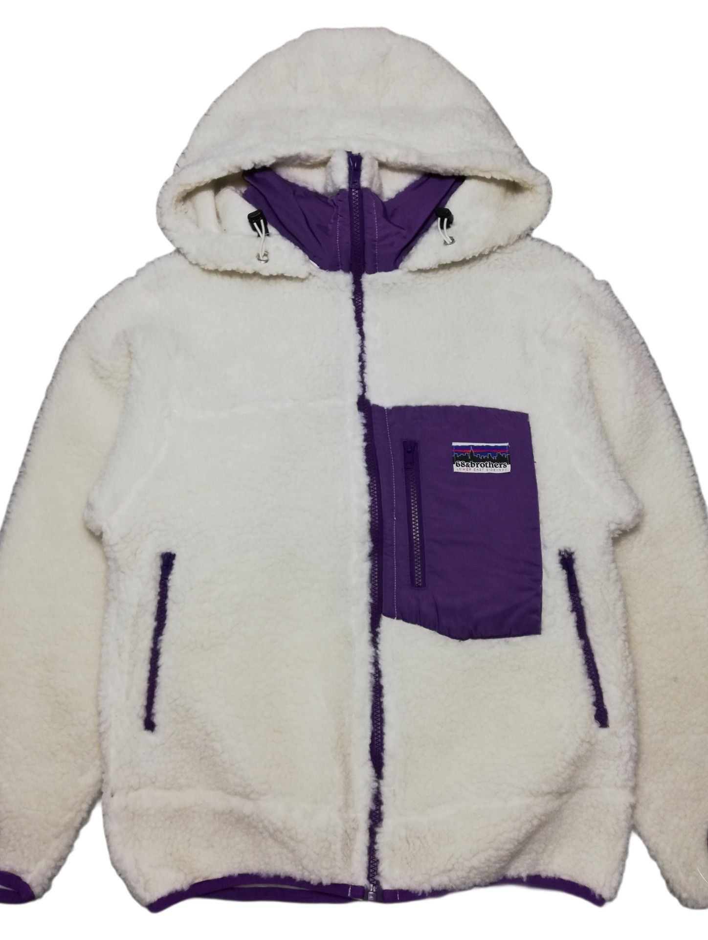 Japanese Brand 🔥GRAIL ❄️ Oatmeal Retro X Classic Deep Pile Fleece Jacket Size US S / EU 44-46 / 1 - 3 Thumbnail