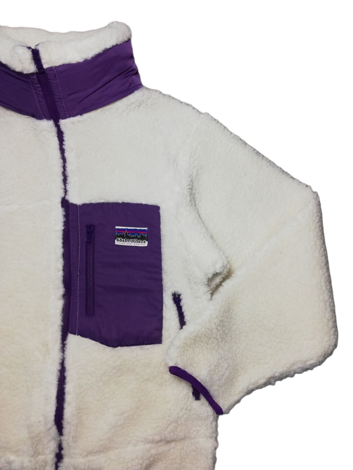 Japanese Brand 🔥GRAIL ❄️ Oatmeal Retro X Classic Deep Pile Fleece Jacket Size US S / EU 44-46 / 1 - 9 Thumbnail