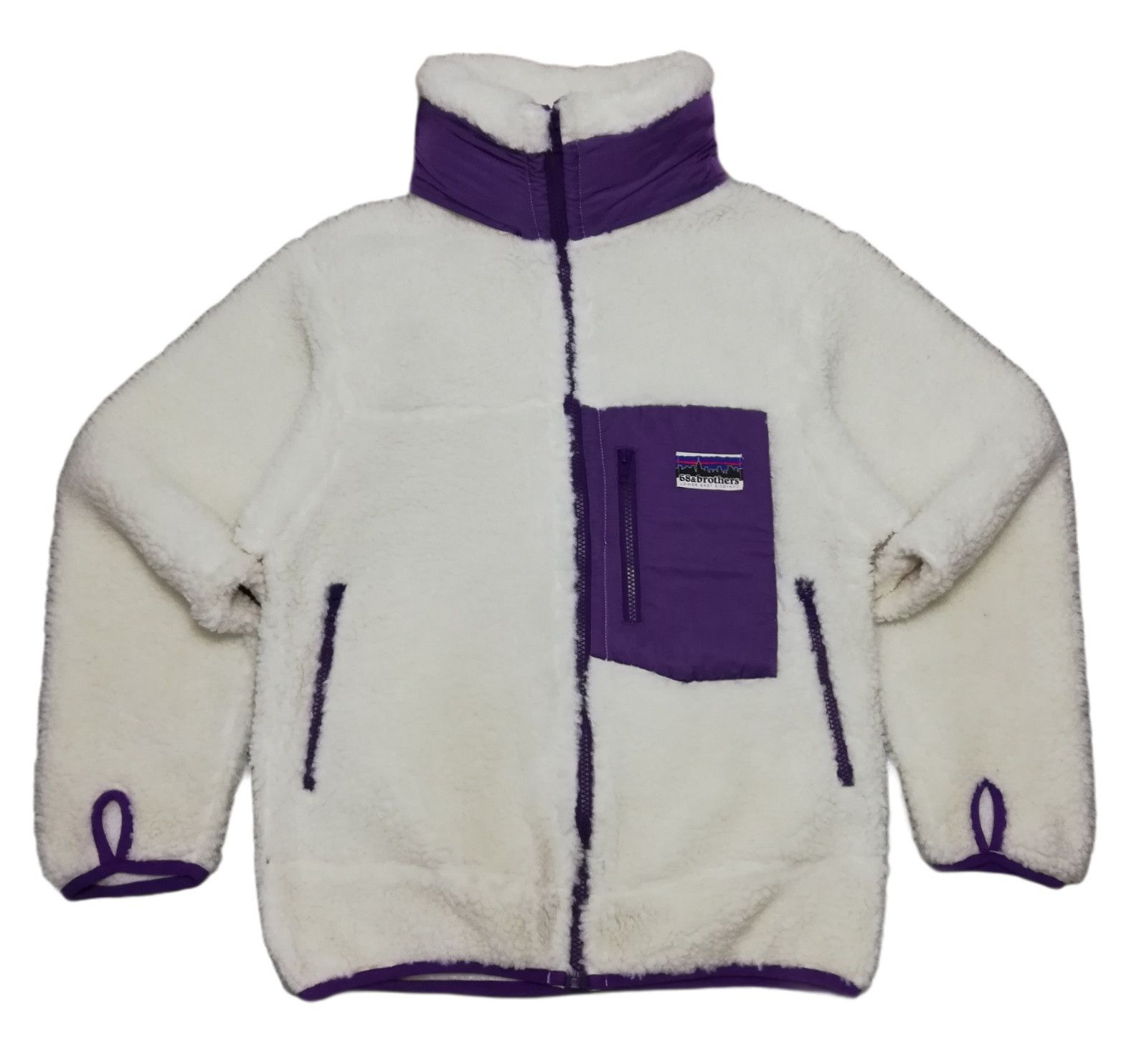 Japanese Brand 🔥GRAIL ❄️ Oatmeal Retro X Classic Deep Pile Fleece Jacket Size US S / EU 44-46 / 1 - 6 Thumbnail