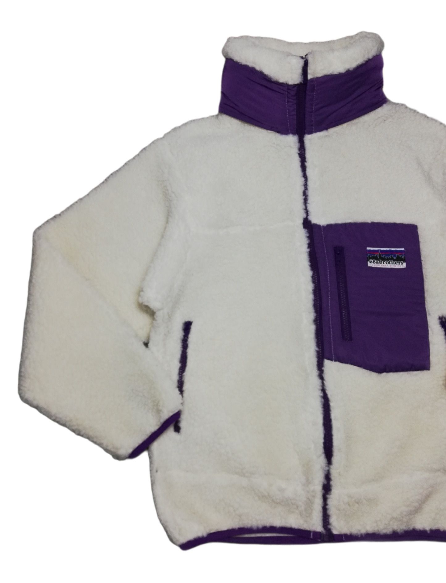 Japanese Brand 🔥GRAIL ❄️ Oatmeal Retro X Classic Deep Pile Fleece Jacket Size US S / EU 44-46 / 1 - 8 Thumbnail