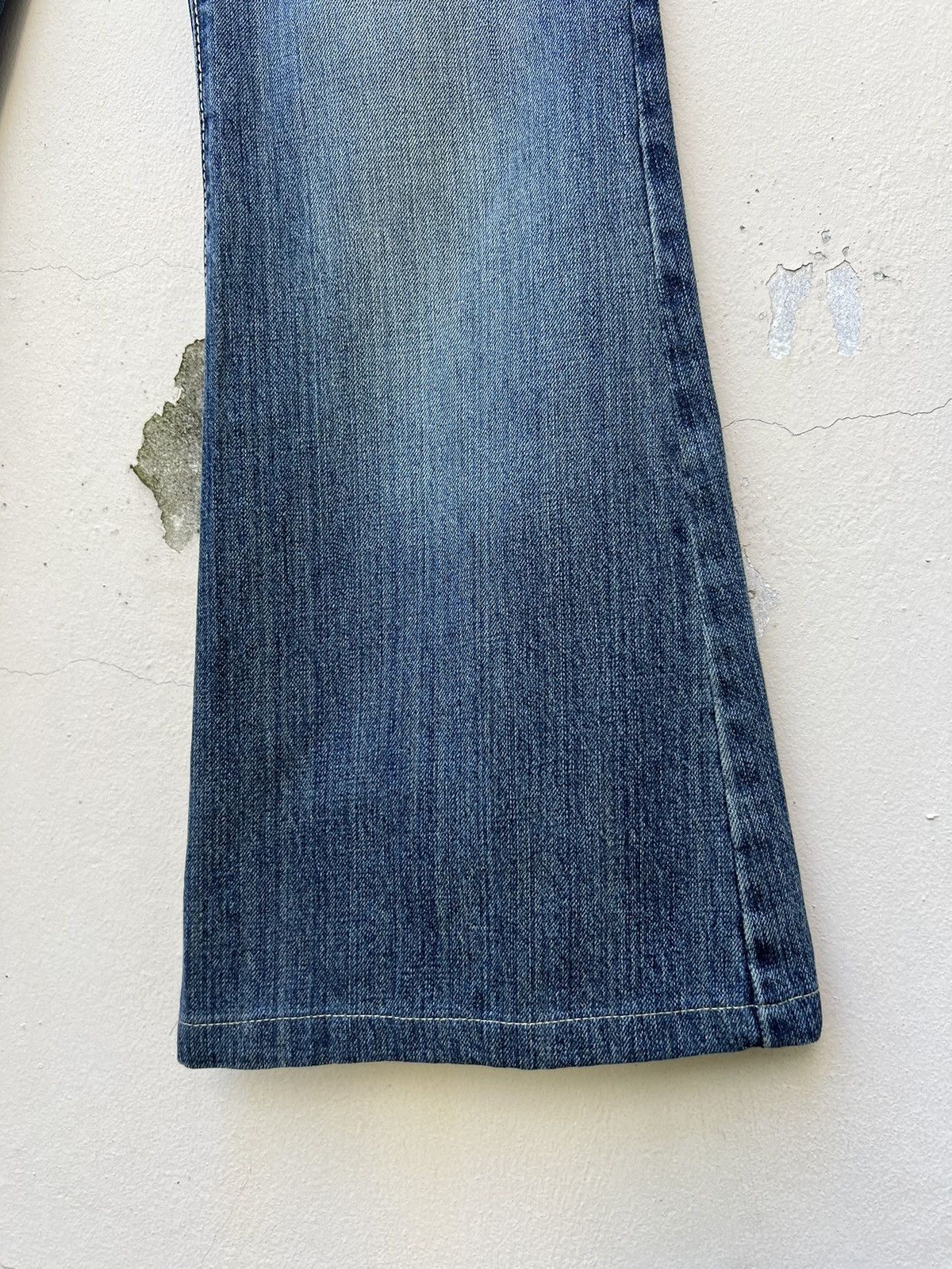 Tornado Mart Vintage Tornado Mart Japan Beaded Denim Super Flare Jeans Size US 30 / EU 46 - 17 Thumbnail