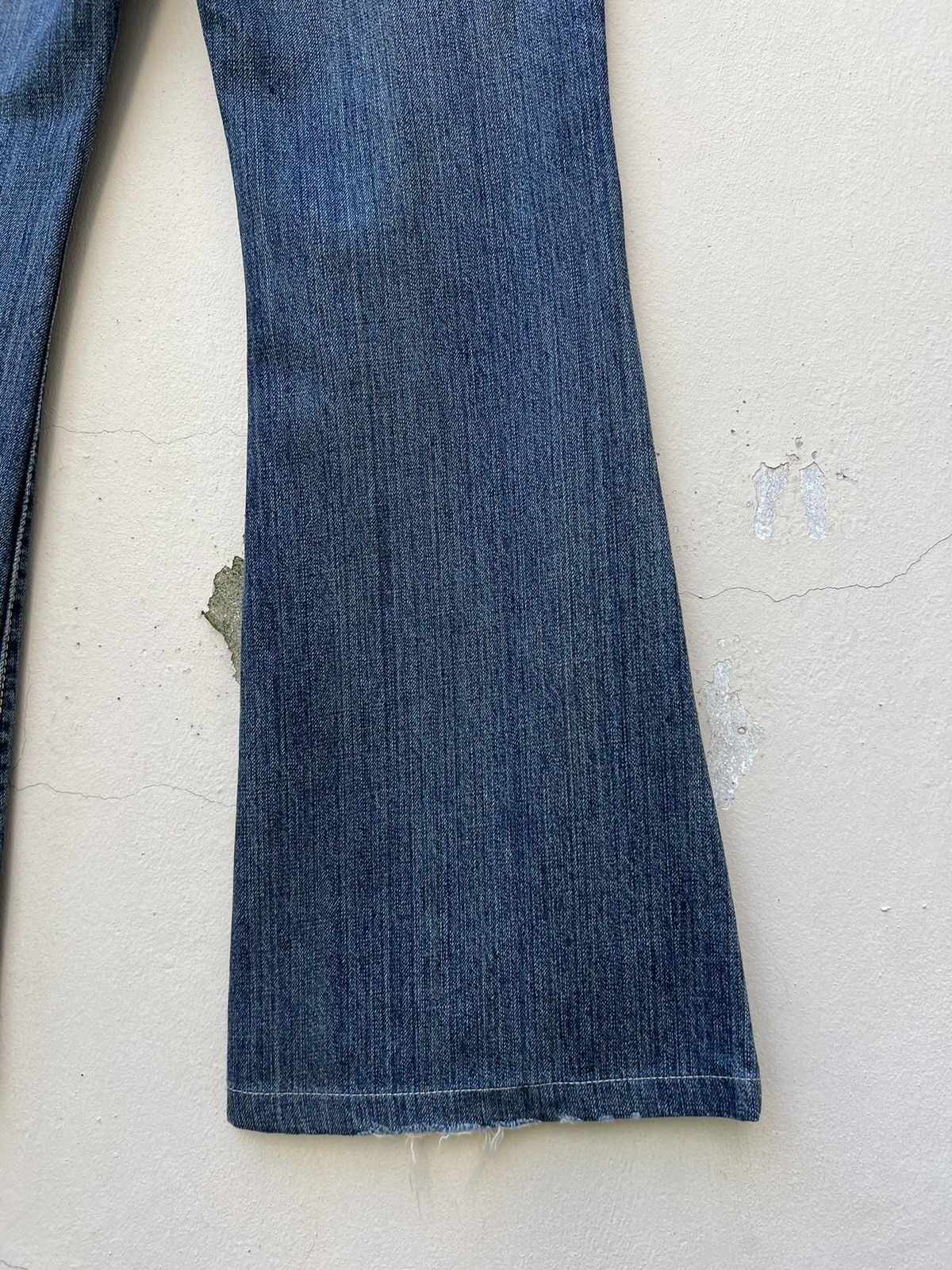 Tornado Mart Vintage Tornado Mart Japan Beaded Denim Super Flare Jeans Size US 30 / EU 46 - 23 Thumbnail