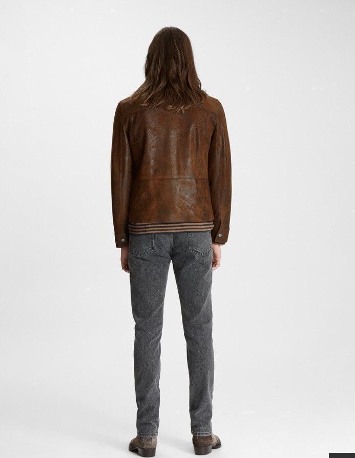 John Varvatos Vintage inspired Leather Jacket. 52 Size US L / EU 52-54 / 3 - 2 Thumbnail
