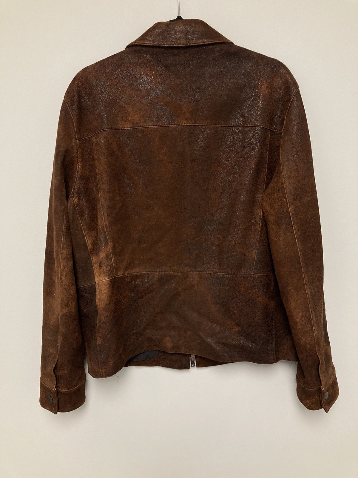John Varvatos Vintage inspired Leather Jacket. 52 Size US L / EU 52-54 / 3 - 14 Thumbnail