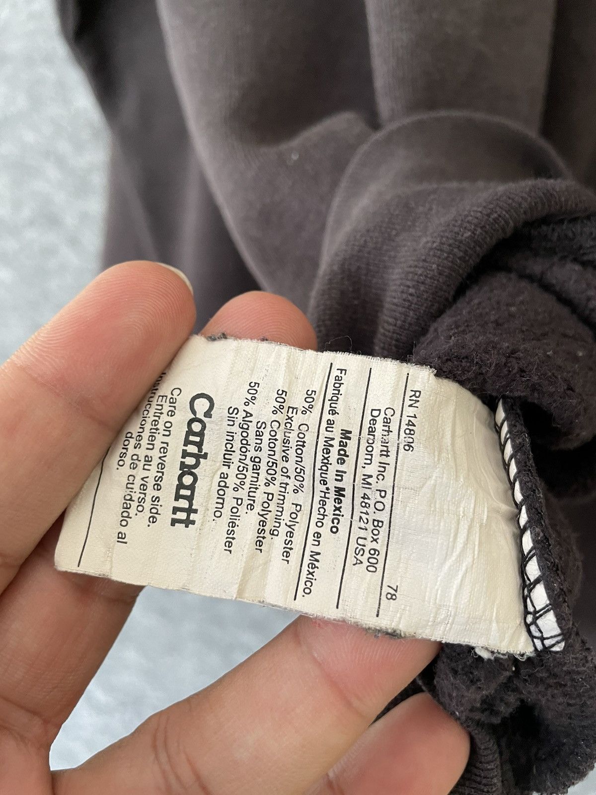 Carhartt DISSTRESSED CARHATT HOODIE Size US XL / EU 56 / 4 - 11 Thumbnail