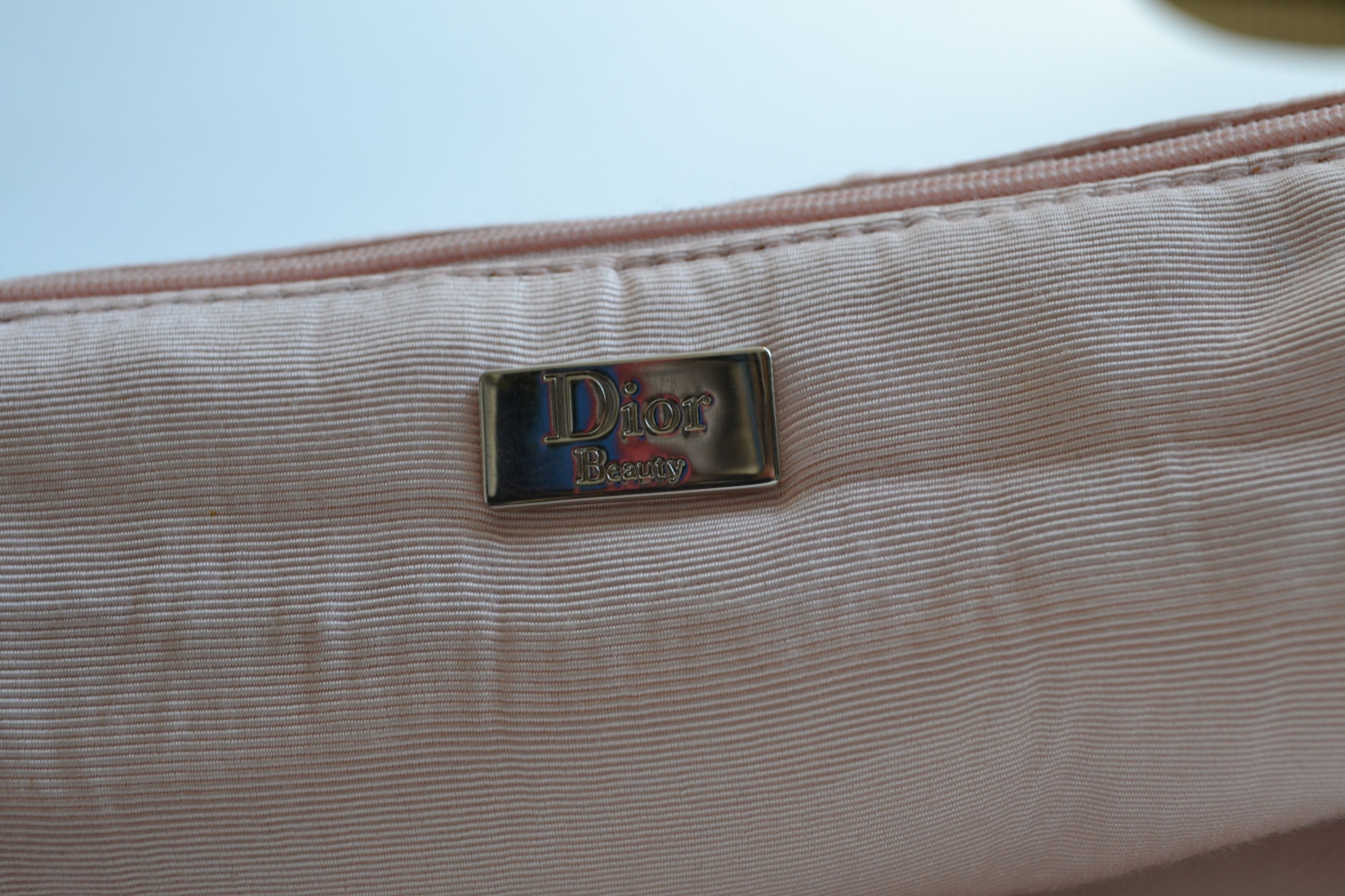 Dior DIOR Cosmetic Bag Logo Pink Mini Zip Clutch Size ONE SIZE - 6 Thumbnail
