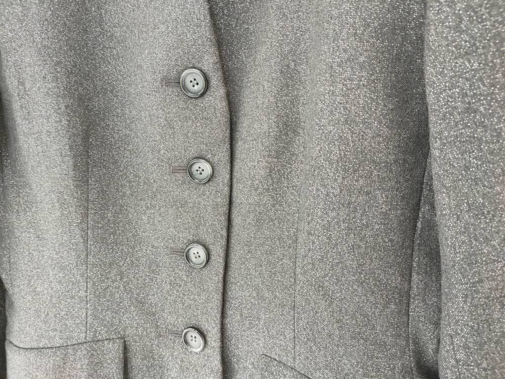 Yves Saint Laurent ❎ Yves Saint Laurent Glittering Wool Jacket Size S / US 4 / IT 40 - 4 Thumbnail