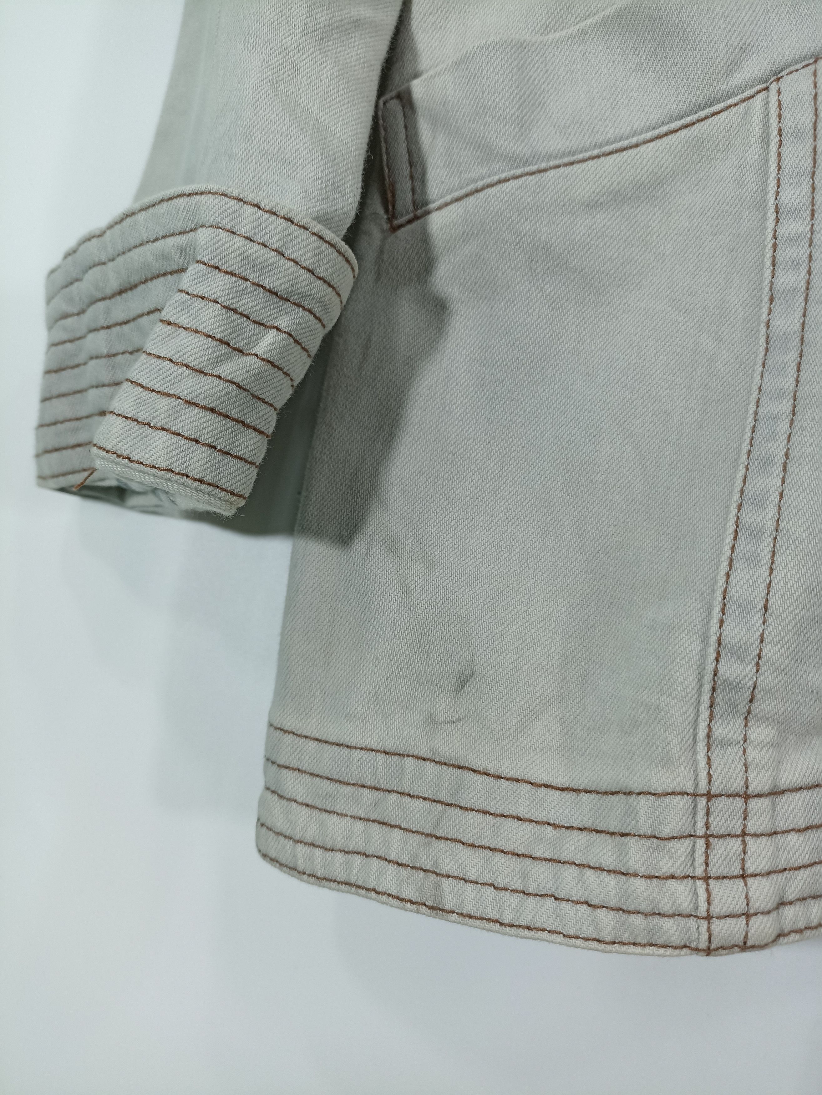 Designer × Japanese Brand × Vintage Vintage Christian Aujard Denim Woman Jacket Size US S / EU 44-46 / 1 - 4 Thumbnail