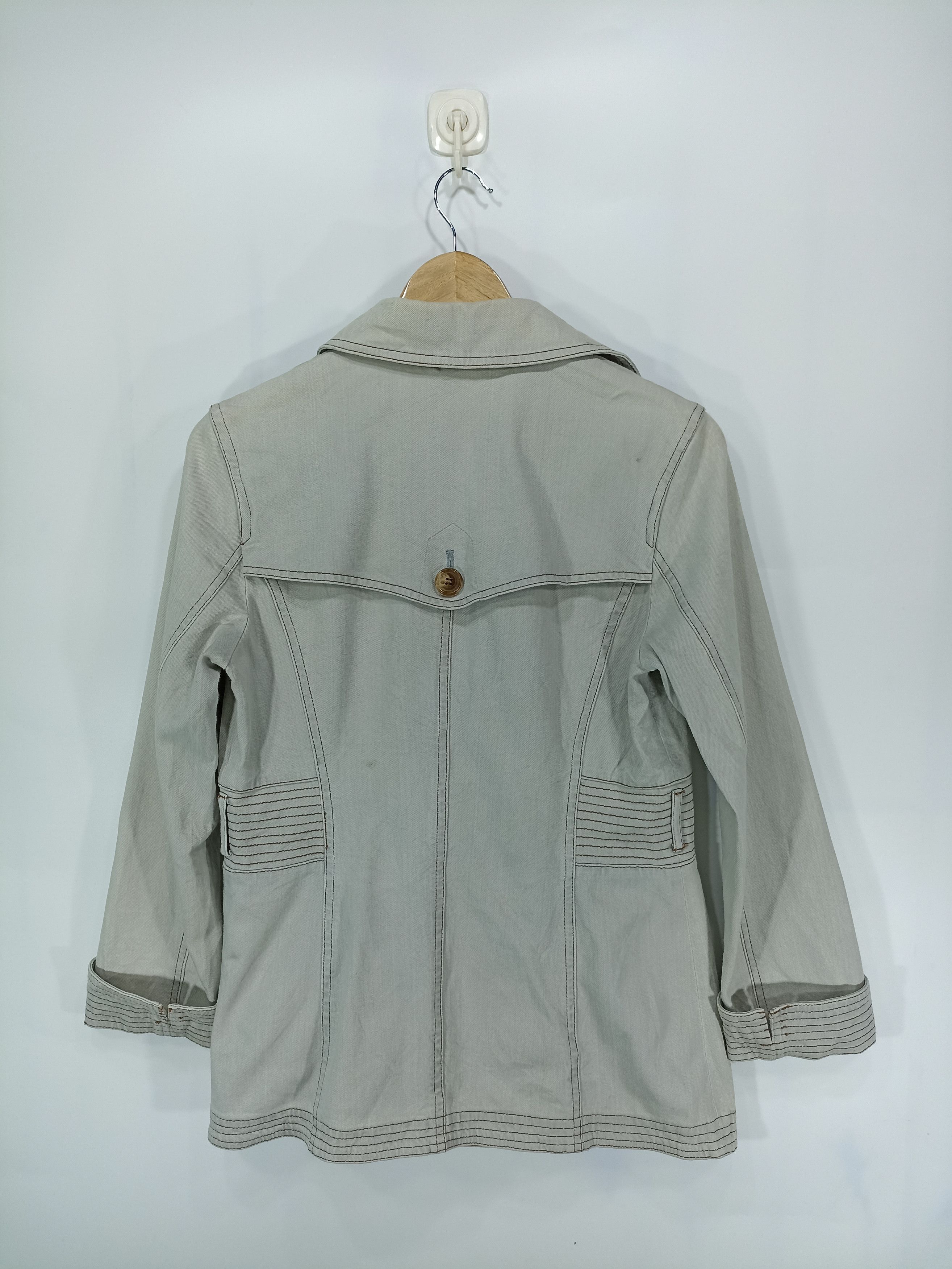 Designer × Japanese Brand × Vintage Vintage Christian Aujard Denim Woman Jacket Size US S / EU 44-46 / 1 - 2 Thumbnail