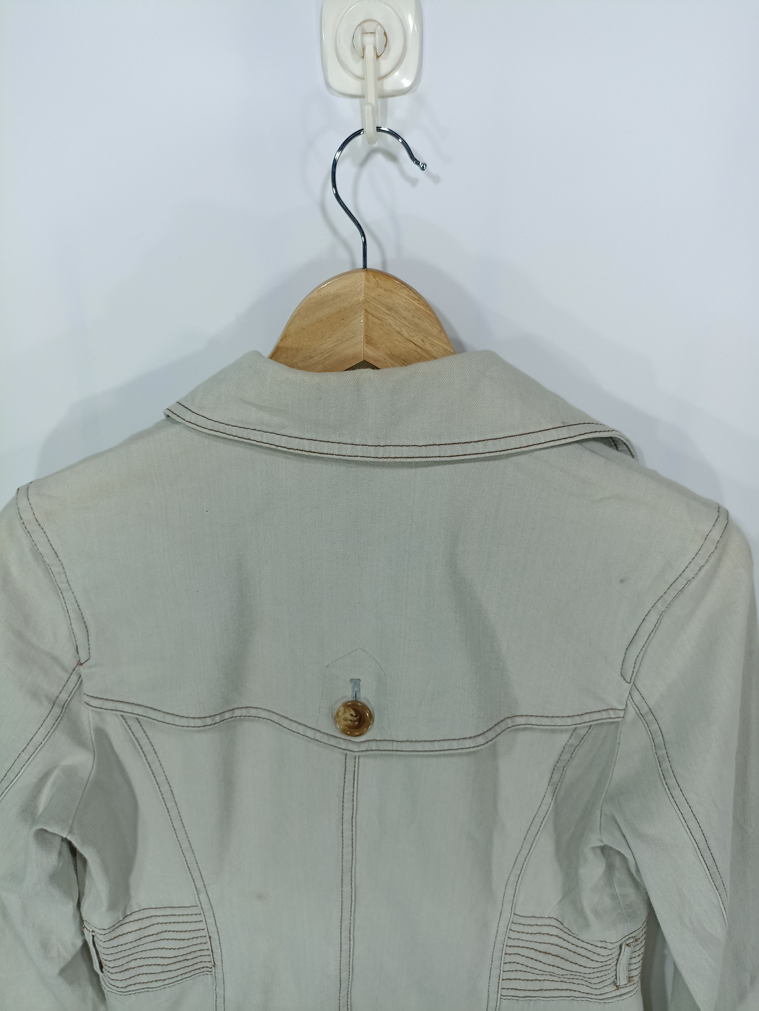 Designer × Japanese Brand × Vintage Vintage Christian Aujard Denim Woman Jacket Size US S / EU 44-46 / 1 - 3 Thumbnail