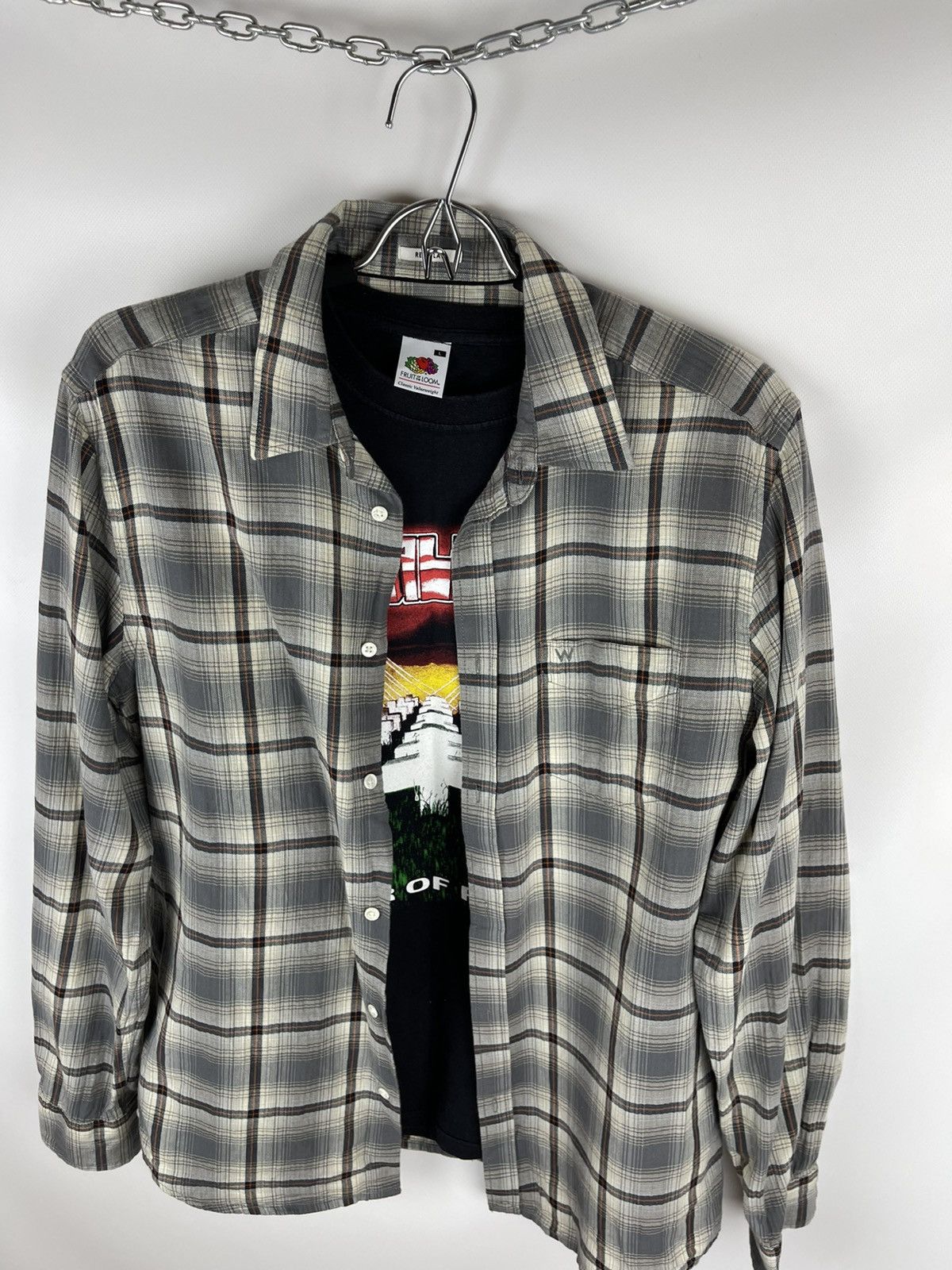 Flannel × Wrangler Wrangler vintage check flannel shirt travis Scott style Size US M / EU 48-50 / 2 - 6 Thumbnail