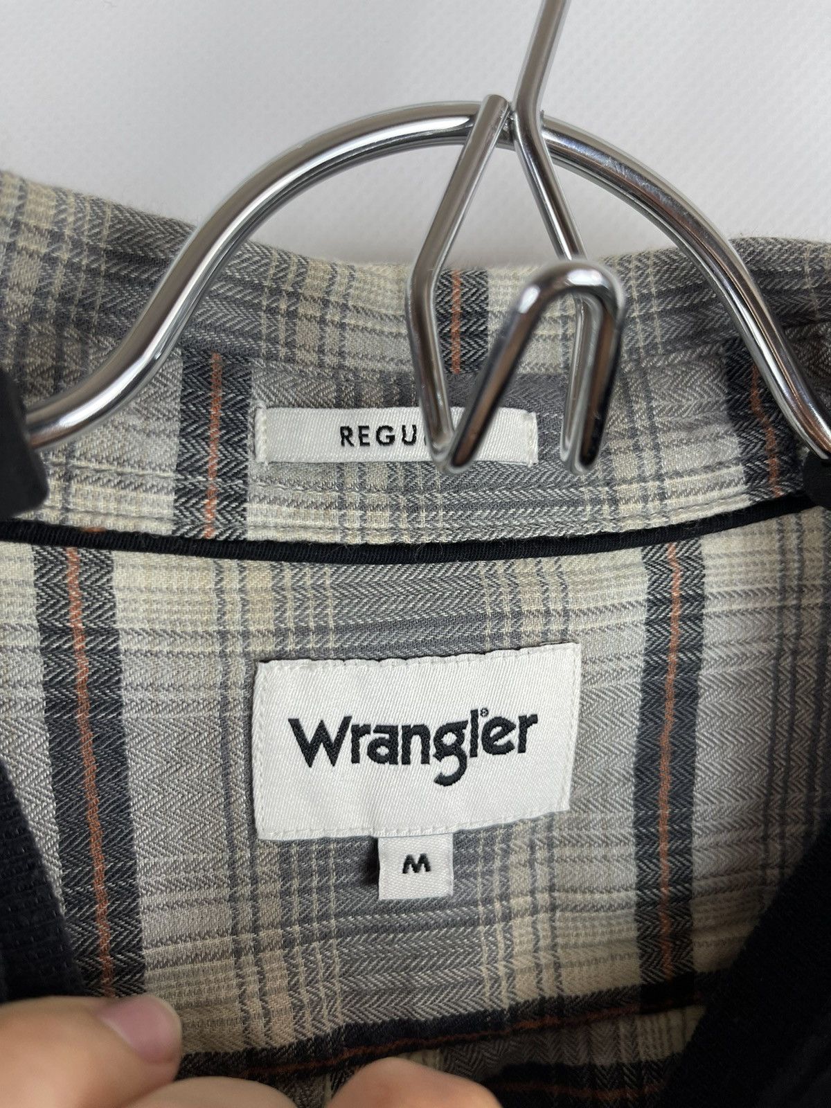 Flannel × Wrangler Wrangler vintage check flannel shirt travis Scott style Size US M / EU 48-50 / 2 - 7 Thumbnail