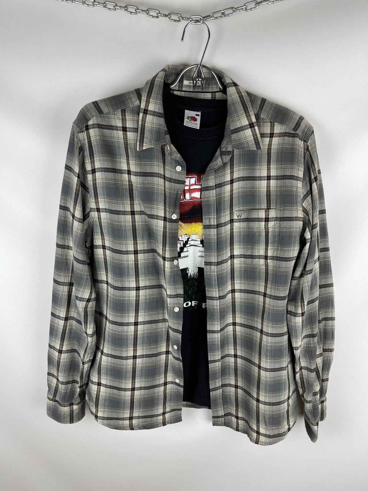 Flannel × Wrangler Wrangler vintage check flannel shirt travis Scott style Size US M / EU 48-50 / 2 - 1 Thumbnail