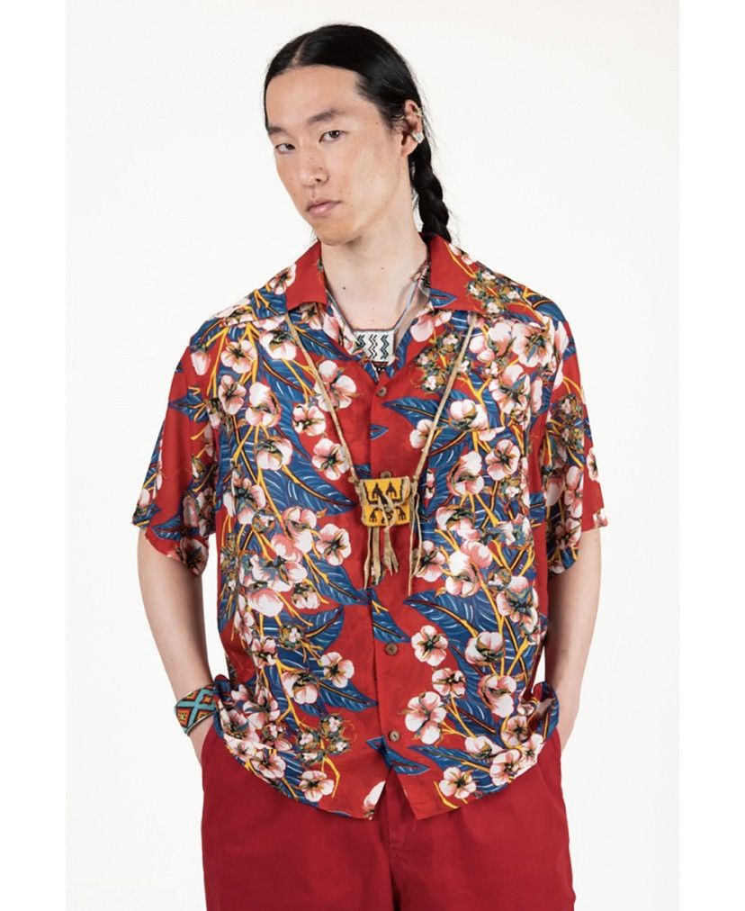 Kapital Kapital silk rayon cotton flower aloha shirts size 3 Size US L / EU 52-54 / 3 - 3 Thumbnail