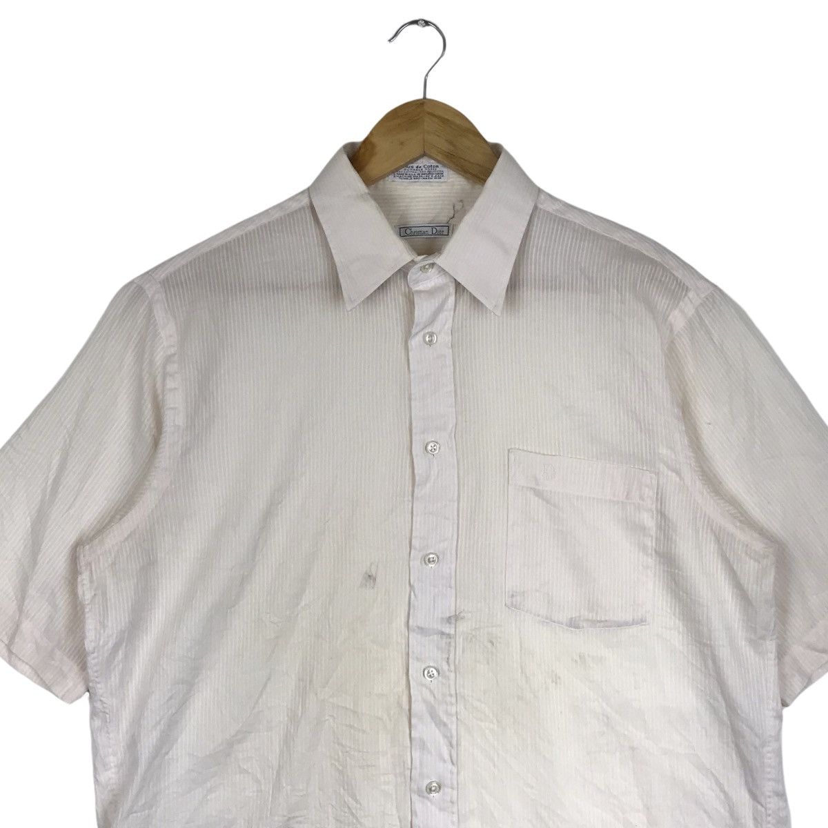 Christian Dior Monsieur Vintage Christian Dior Button Up Shirt Size US L / EU 52-54 / 3 - 2 Thumbnail