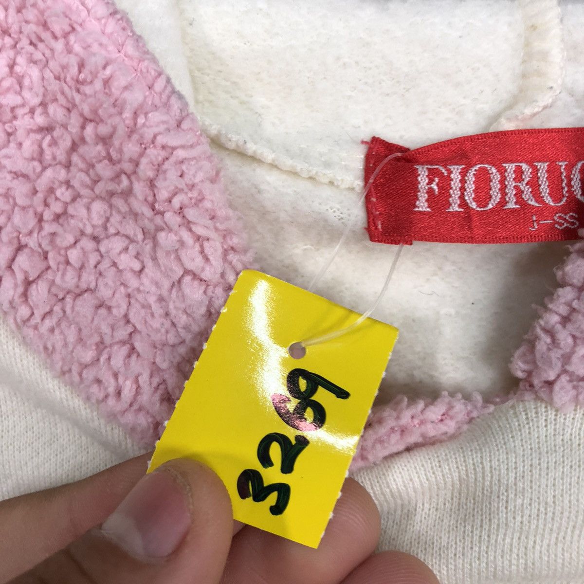 Fiorucci DL Fiorucci Light Cream Hoodies sweatshirt #3269 Size S / US 4 / IT 40 - 12 Thumbnail