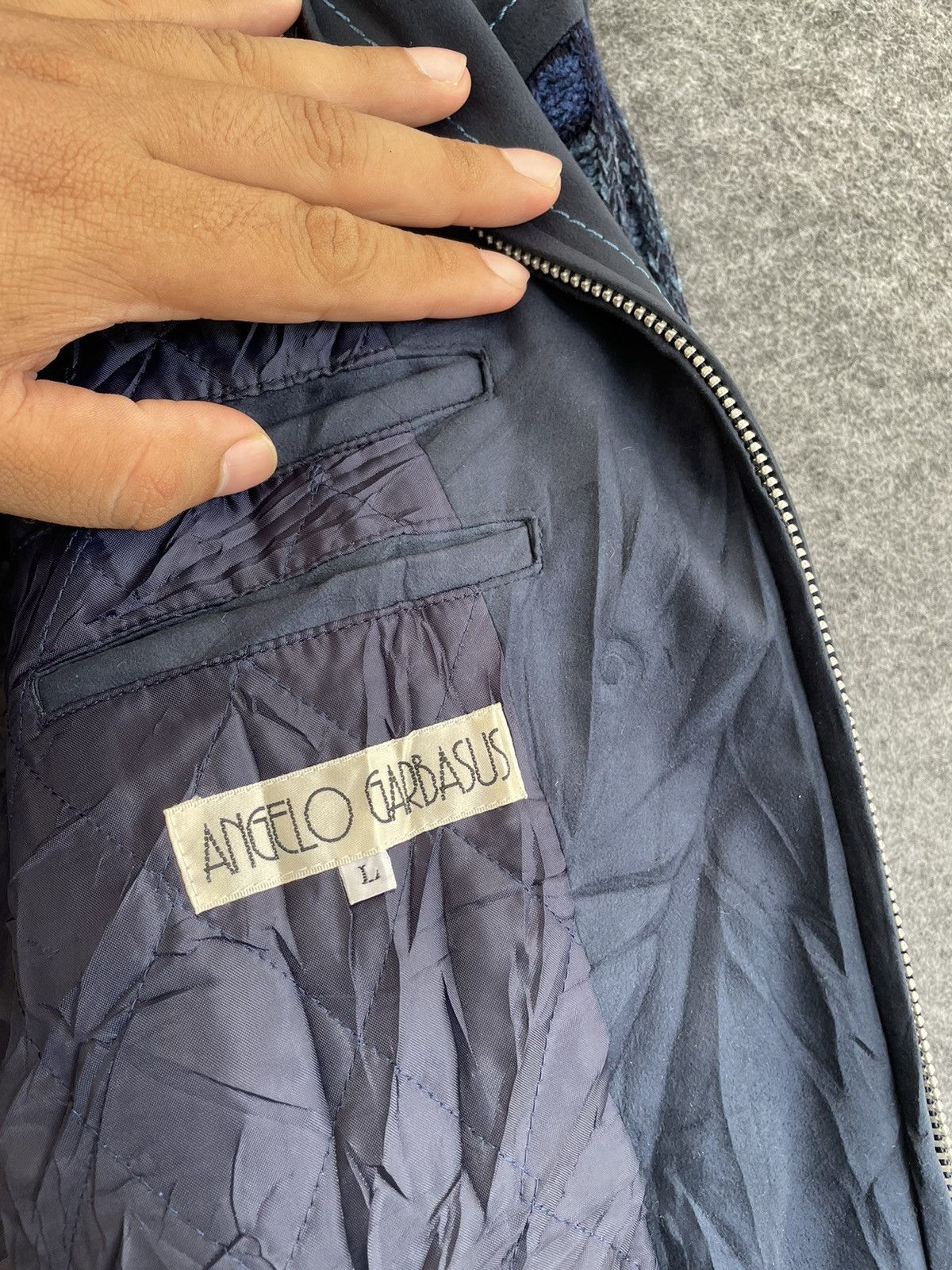 Vintage VINTAGE ANGELO GARBASUS HYBRID JACKET Size US L / EU 52-54 / 3 - 8 Thumbnail
