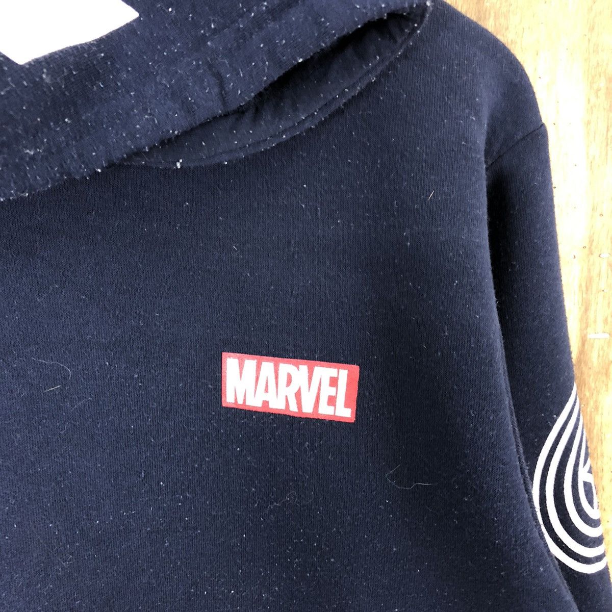 Marvel Comics Vintage Marvel Captain America Dark Blue Hoodie #148 Size US S / EU 44-46 / 1 - 4 Thumbnail