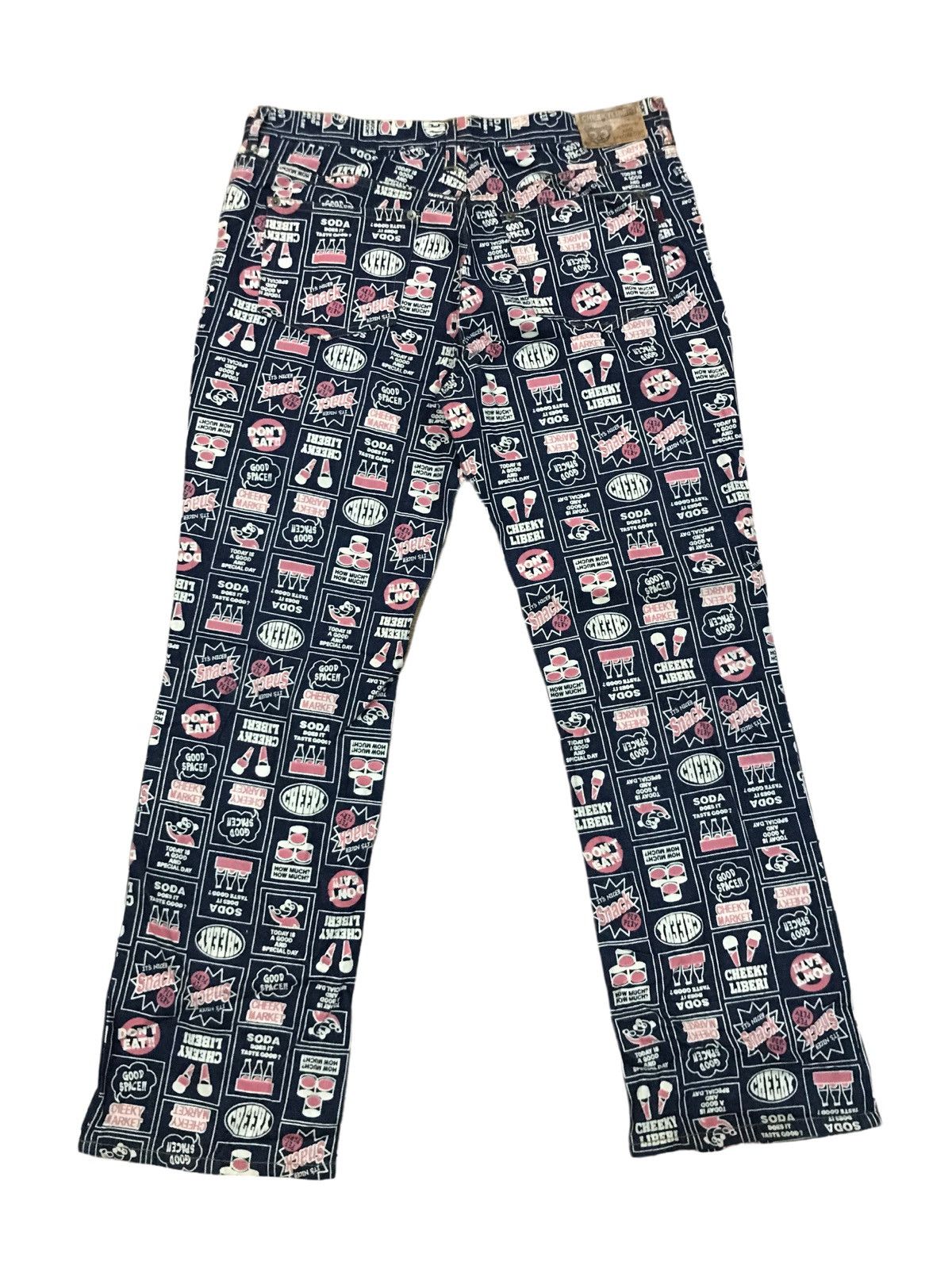 Hysteric Glamour × Japanese Brand × Vintage Japanese Brand Cheekyliberi Overprint Hysteric Glamour Style Size US 32 / EU 48 - 2 Thumbnail