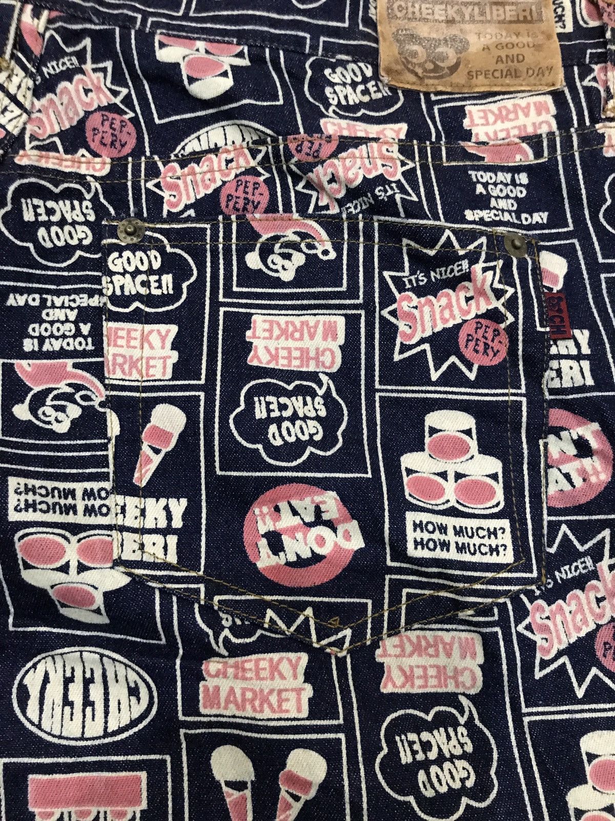 Hysteric Glamour × Japanese Brand × Vintage Japanese Brand Cheekyliberi Overprint Hysteric Glamour Style Size US 32 / EU 48 - 6 Thumbnail